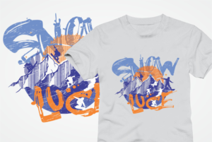 T-shirt Design by CleoC for Snow Luce | Design #28126543