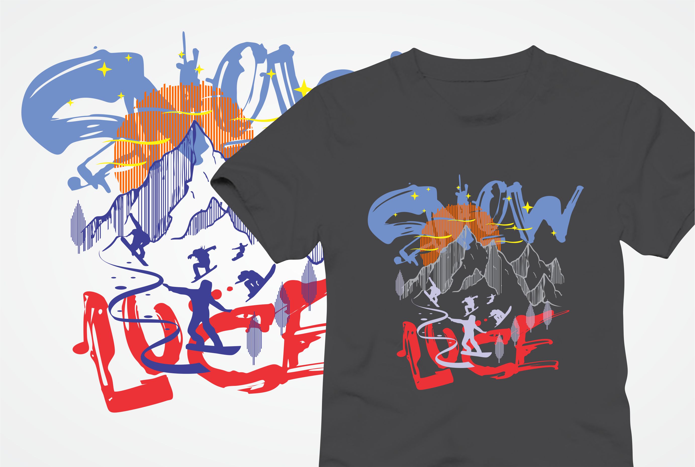 T-shirt Design by CleoC for Snow Luce | Design #28126577