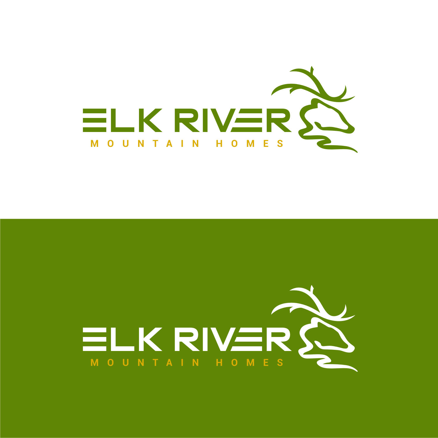 Logo Design by R16 for Elk River Mountain Homes | Design #28153839