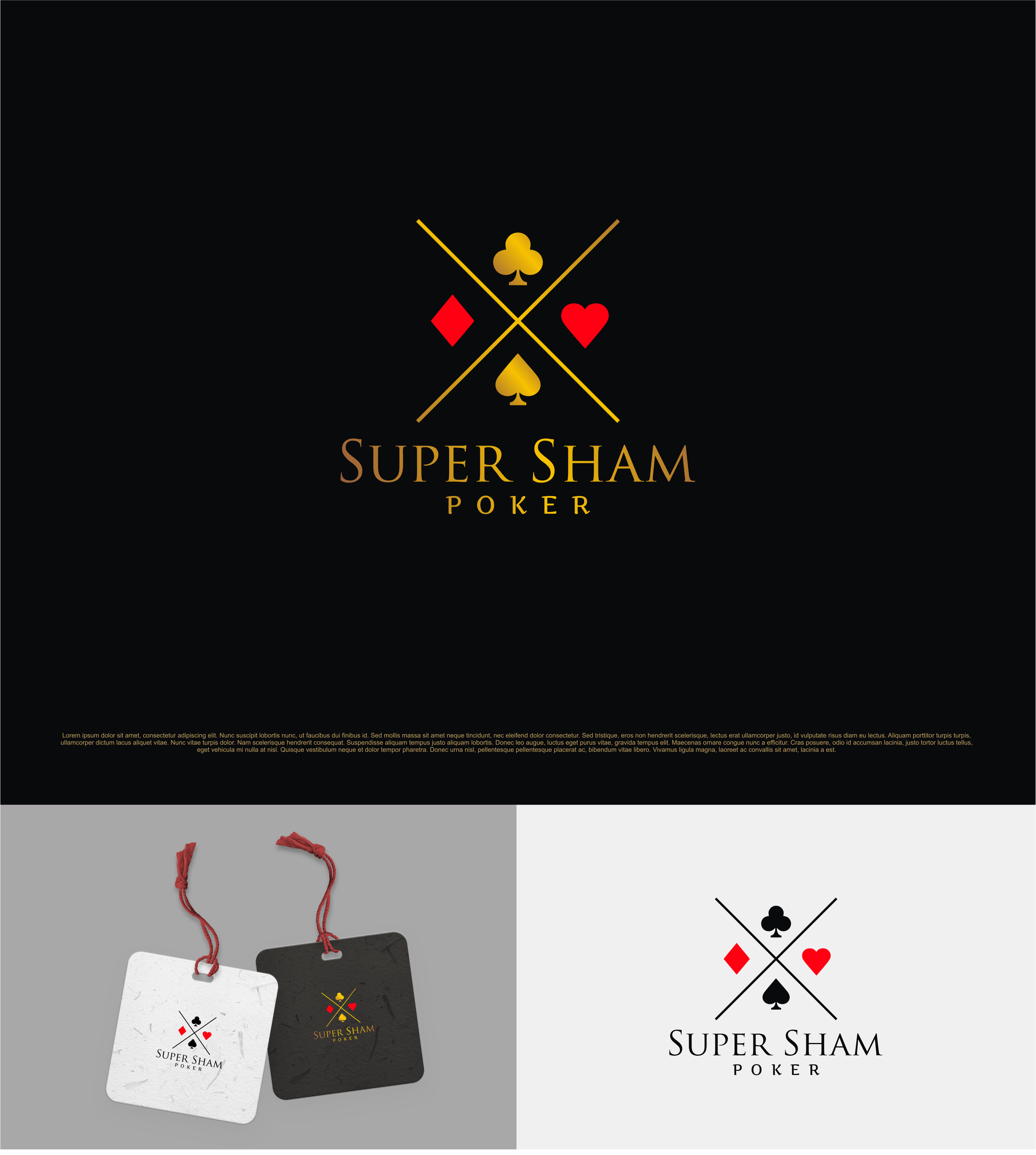 Diseño de Logo por lolosyee para Super Sham Poker LLC | Diseño: #28138645