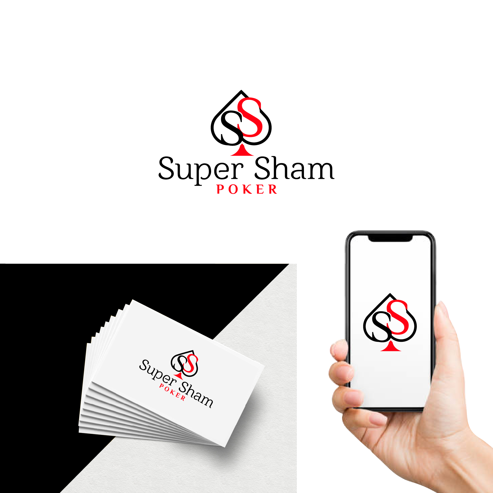 Diseño de Logo por creative.bugs para Super Sham Poker LLC | Diseño #28122382