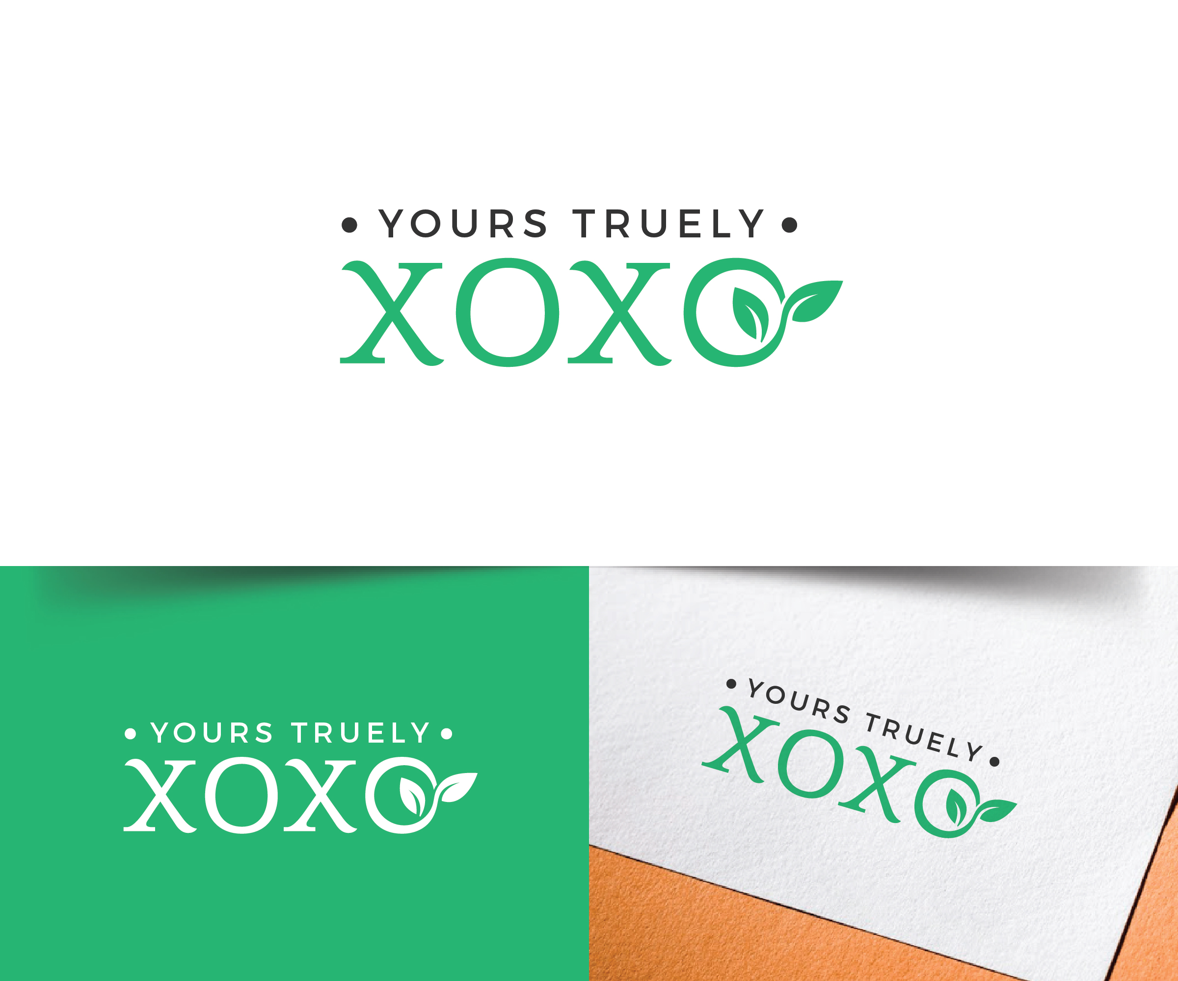 Logo Design by ecorokerz for Yours Truly xoxo | Design #28120521