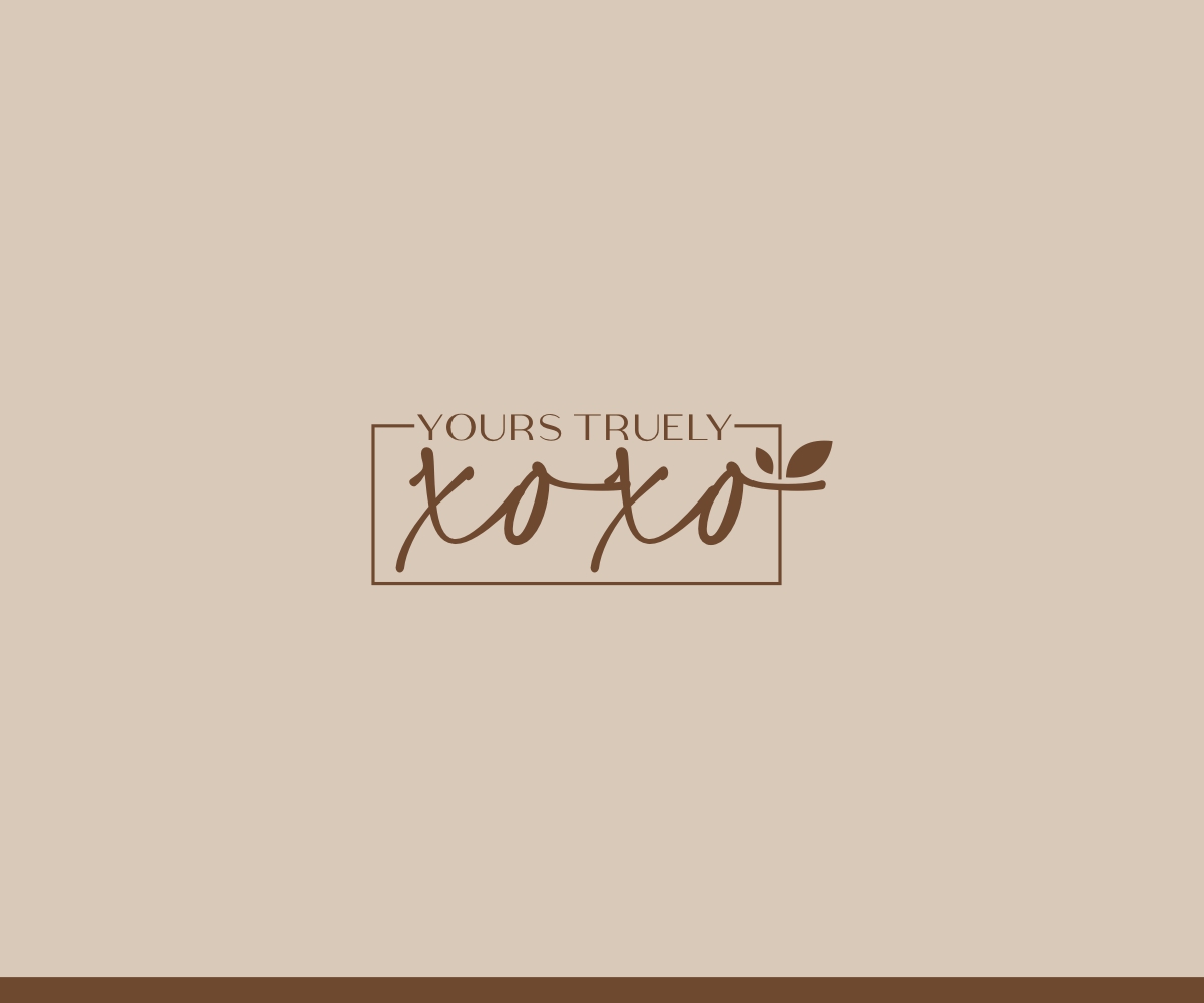 Logo Design by ecorokerz for Yours Truly xoxo | Design #28126373