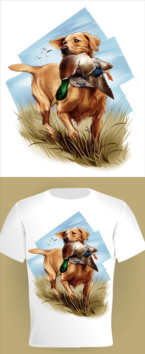 T-shirt Design by Suprakash 3 for ColdRIver Waterfowl | Design #28147772