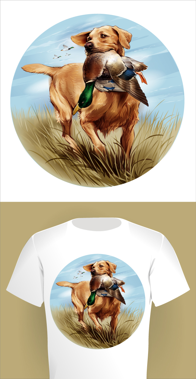 T-shirt Design by Suprakash 3 for ColdRIver Waterfowl | Design #28151609