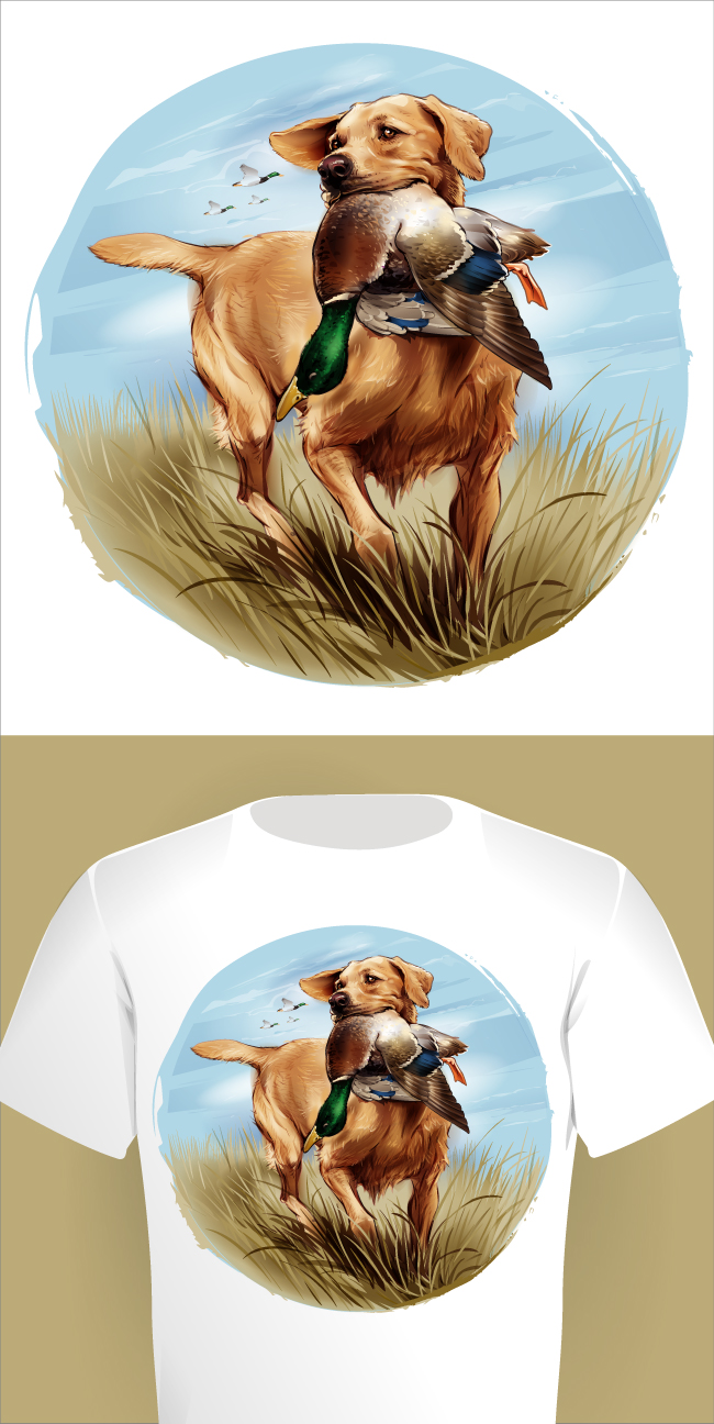 T-shirt Design by Suprakash 3 for ColdRIver Waterfowl | Design #28151610