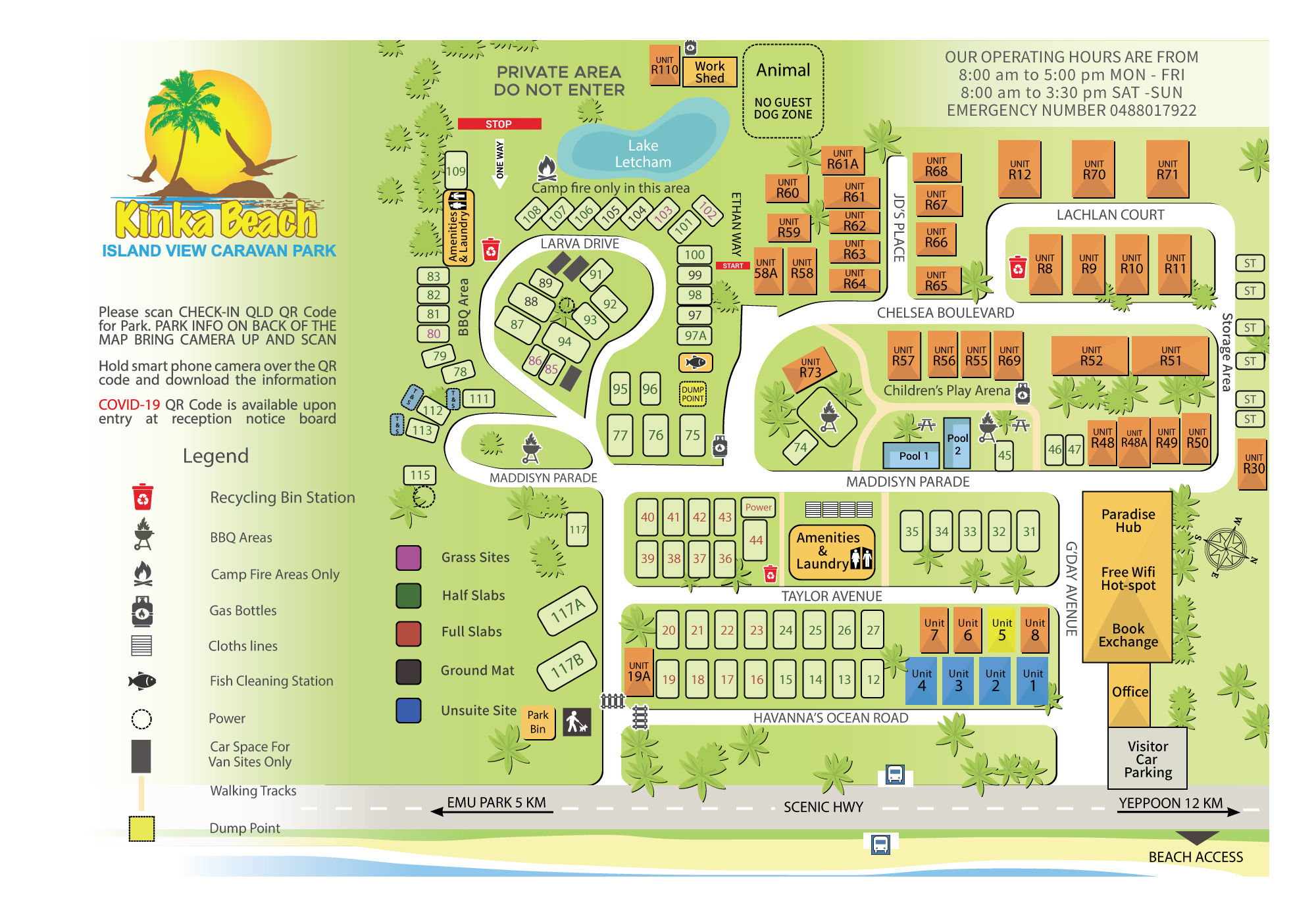 Graphic Design by White Diary for Island View Holiday Park Pty Ltd | Design #28132741