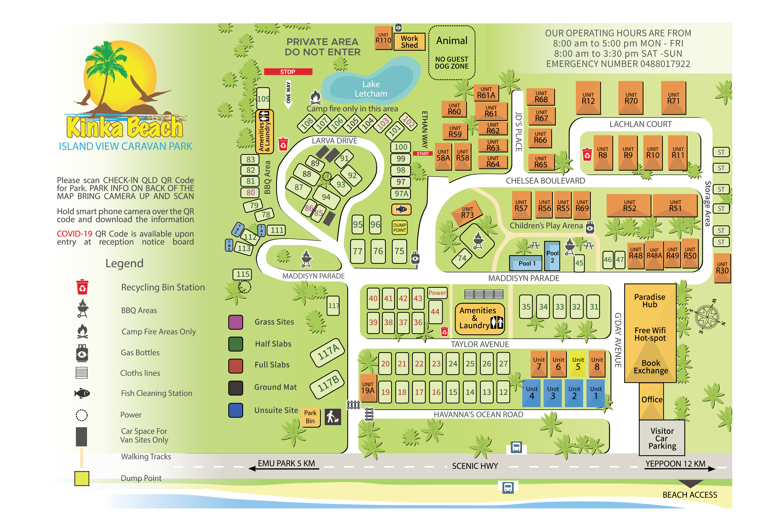 Grafik-Design von White Diary für Island View Holiday Park Pty Ltd | Design #28134666