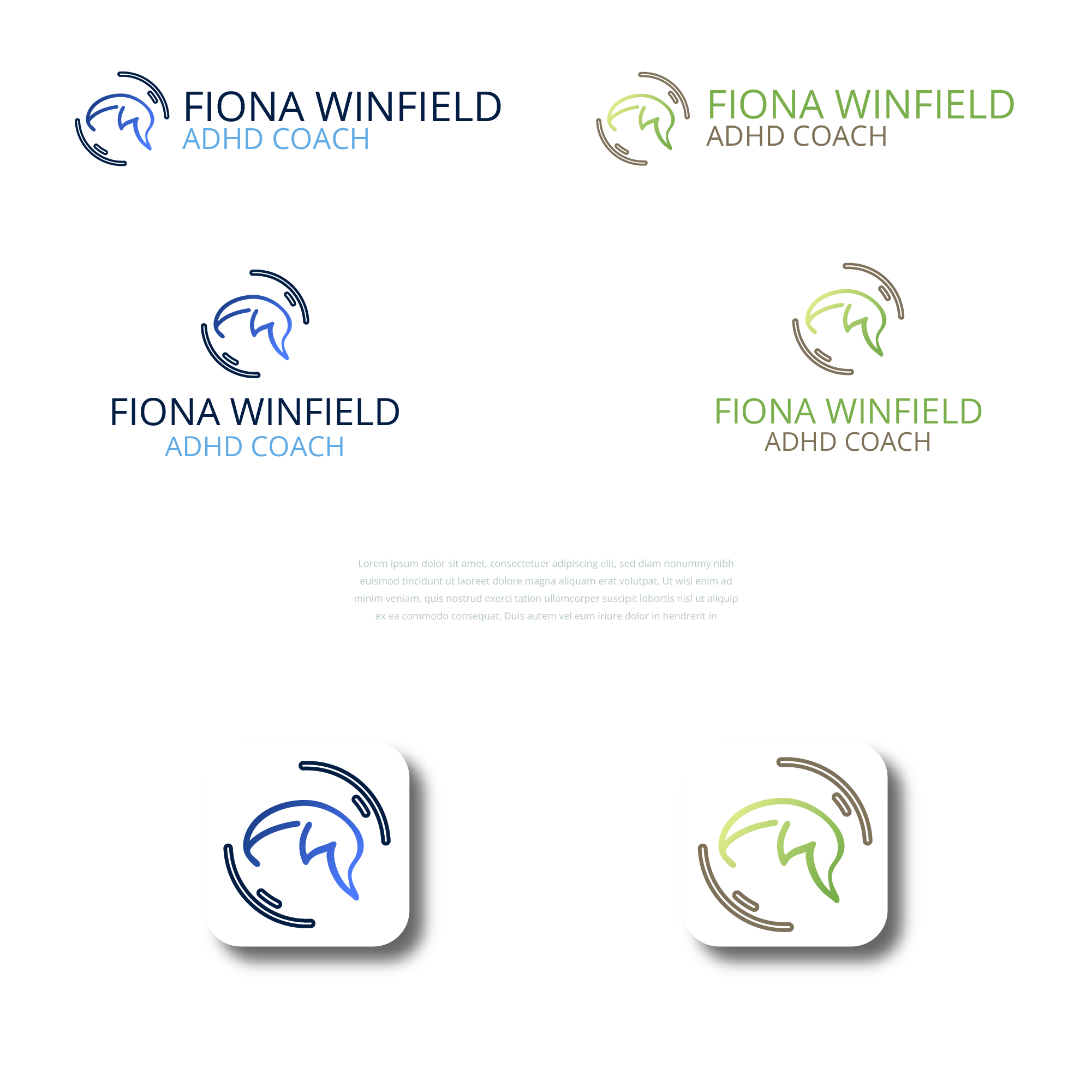 Graphic Design by HMZDGN for Fiona Winfield ADHD Coach | Design #28130696