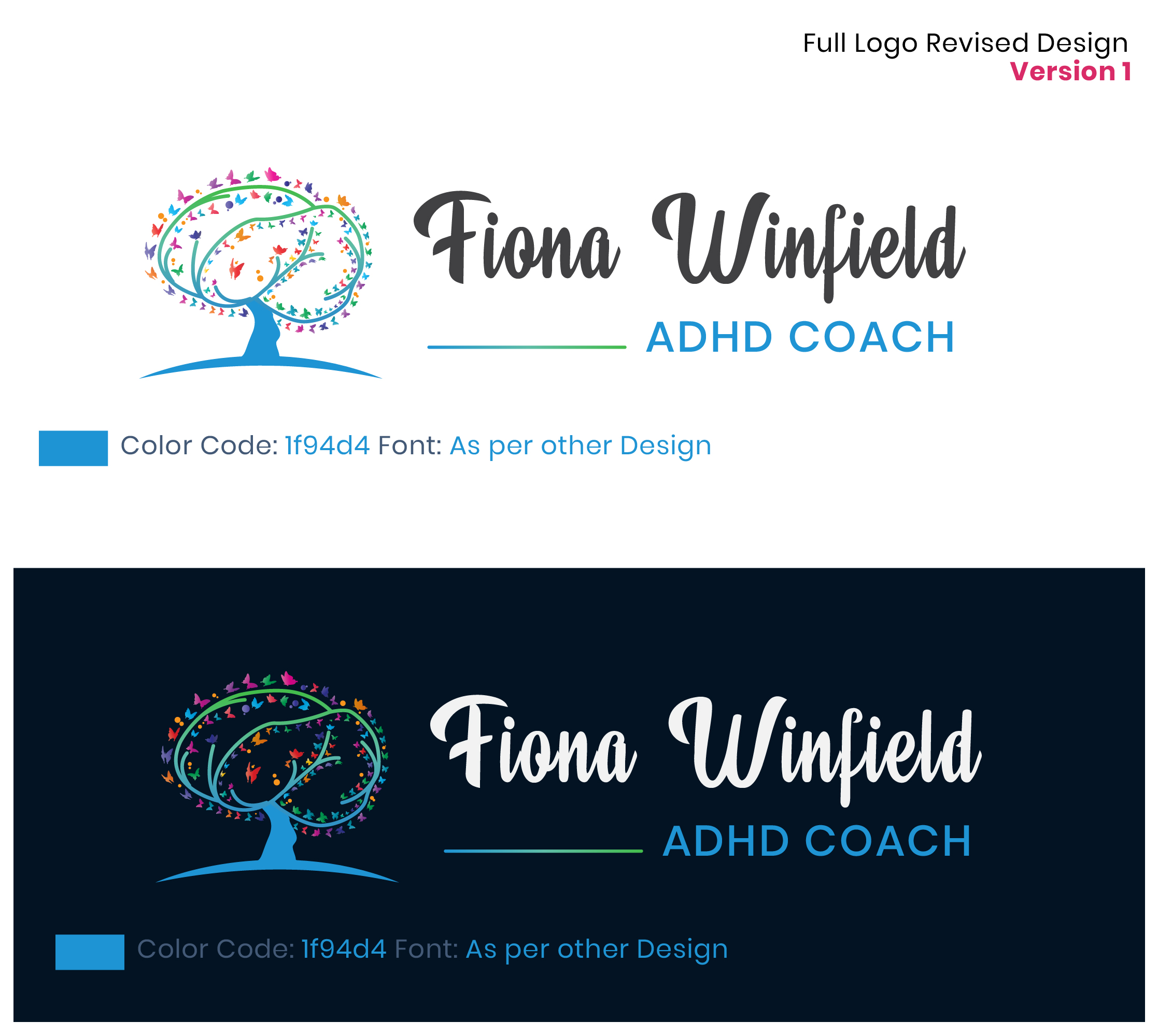 Diseño Gráfico por Jeet Roy para Fiona Winfield ADHD Coach | Diseño: #28128184