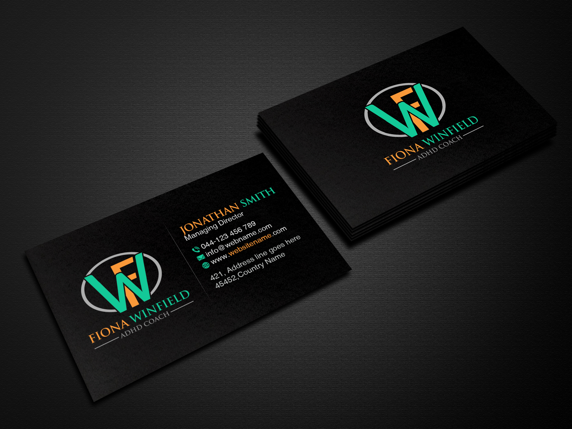 Graphic Design by Creations Box 2015 for Fiona Winfield ADHD Coach | Design #28124375