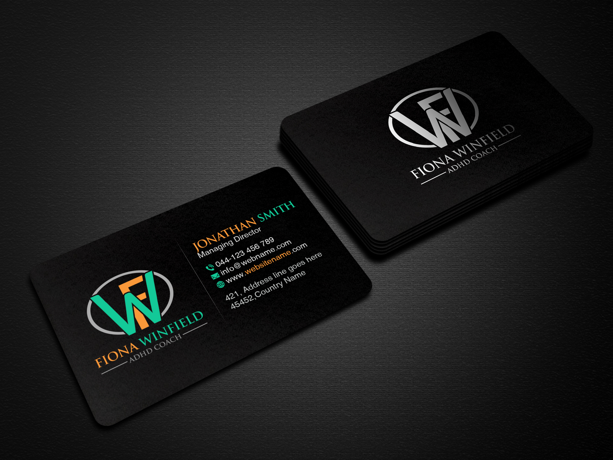 Graphic Design by Creations Box 2015 for Fiona Winfield ADHD Coach | Design #28124376