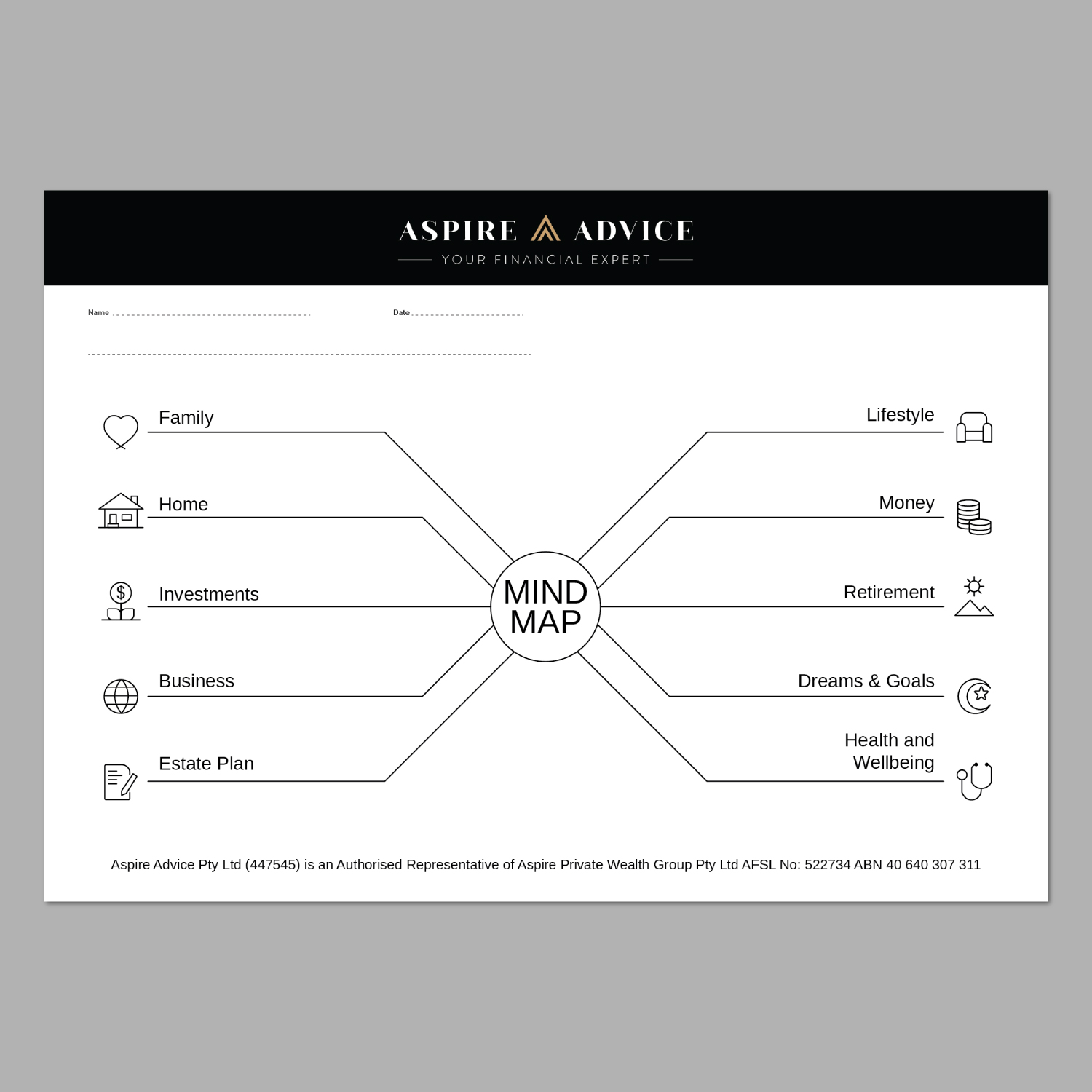 Schreibwaren-Design von Imagine design000 für Aspire Advice | Design #28123948