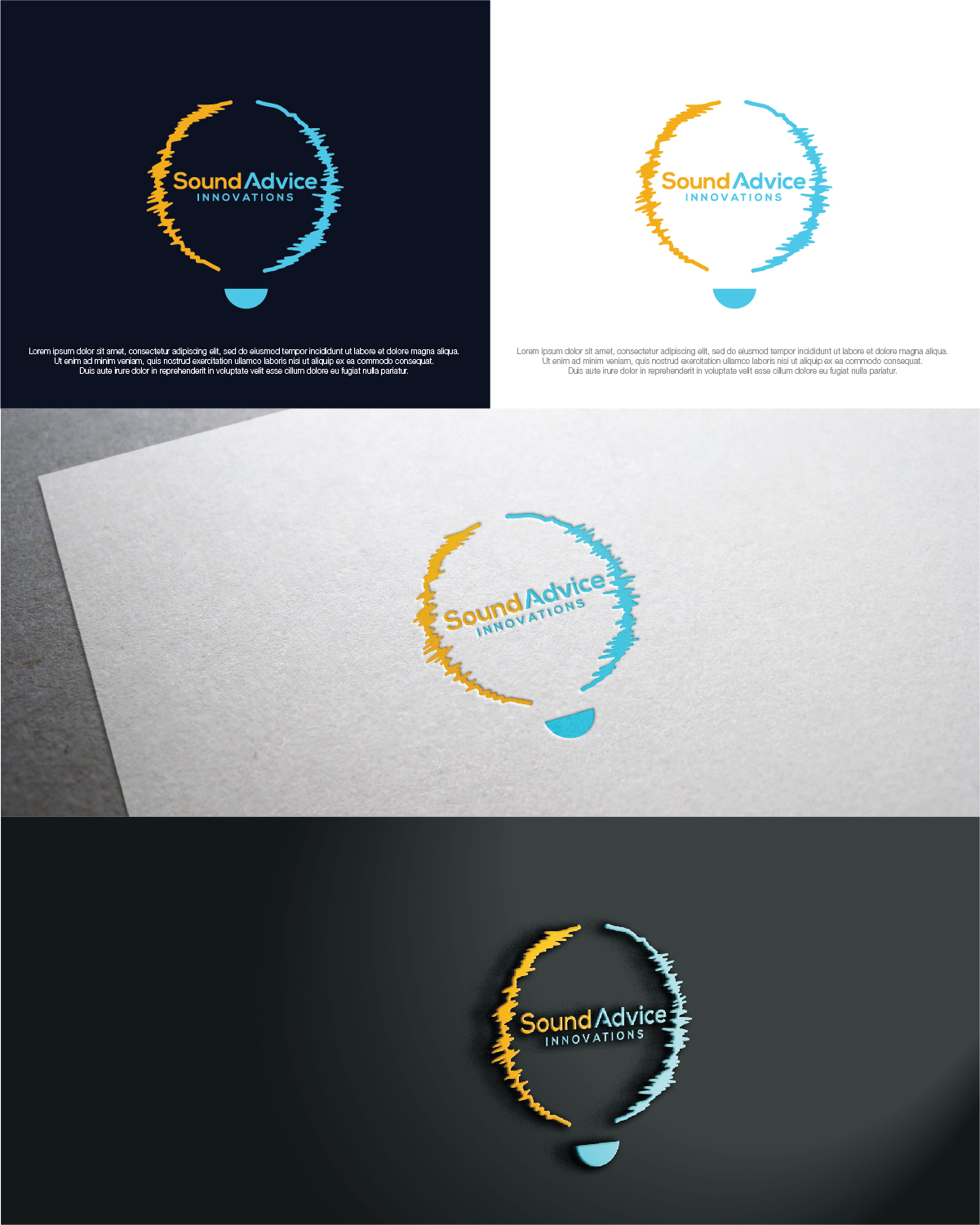 Logo Design by dstudios for Sound advice innovations | Design #28213527