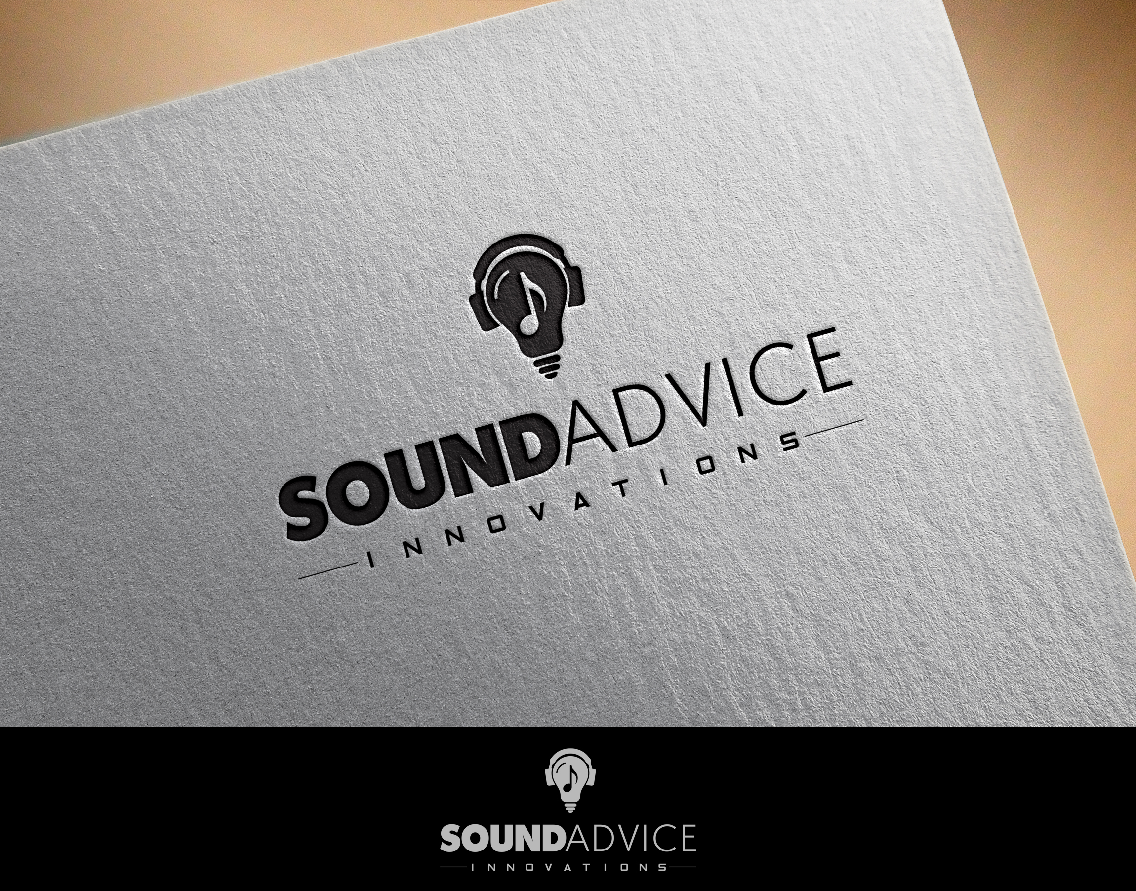 Logo Design by Anooshaa Kachhia for Sound advice innovations | Design #28204113