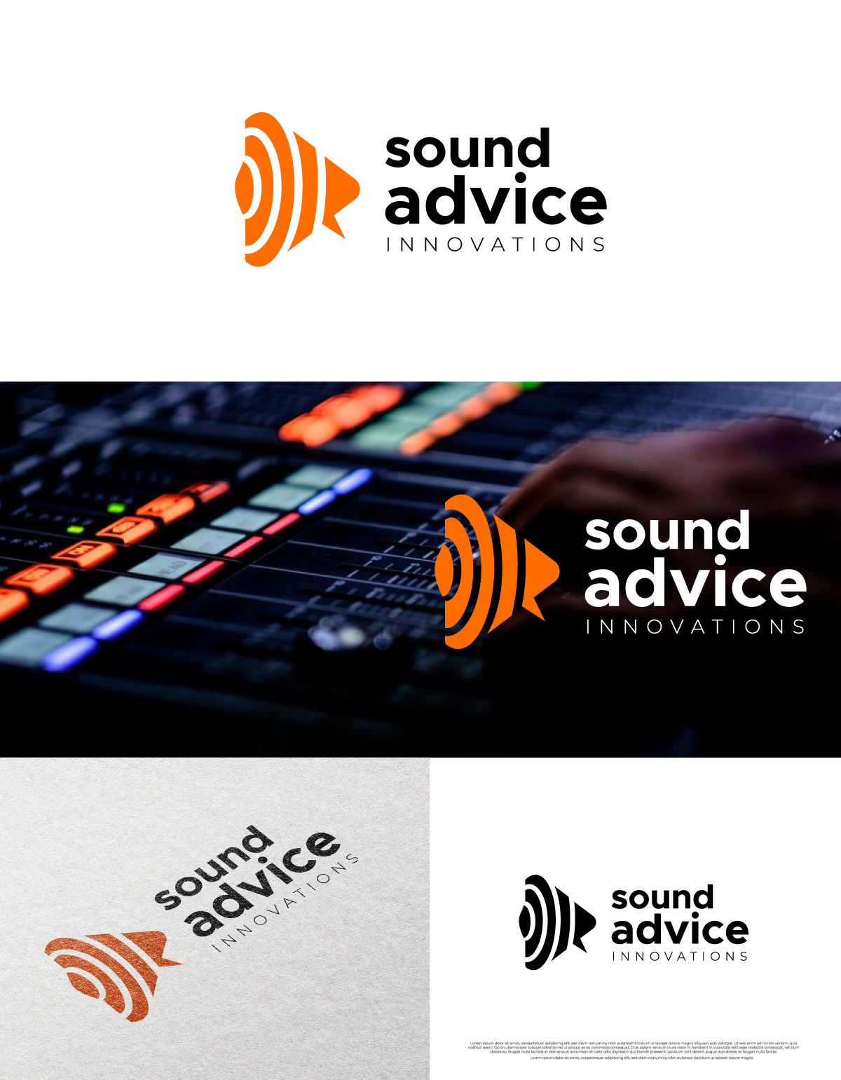 Logo Design by Graphic_Dune for Sound advice innovations | Design #28219798