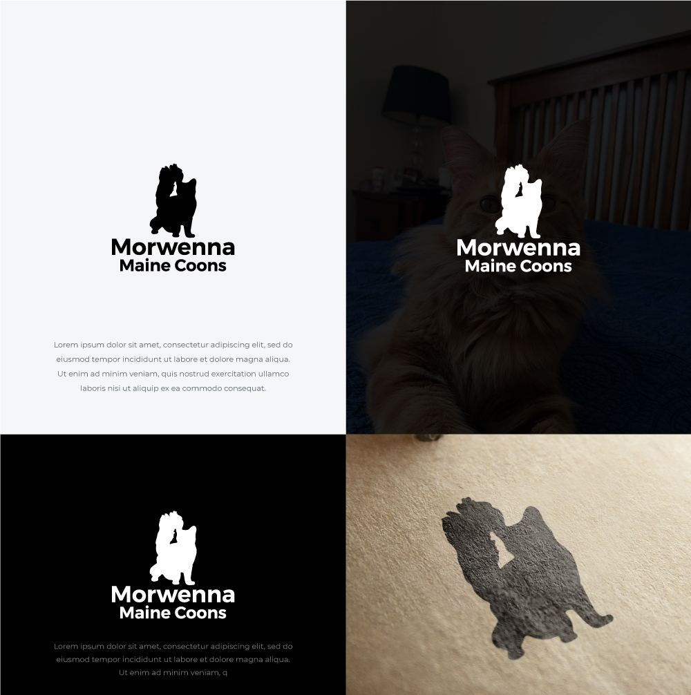 Logo Design by HWdesigns for Morwenna Maine Coons | Design #28127678