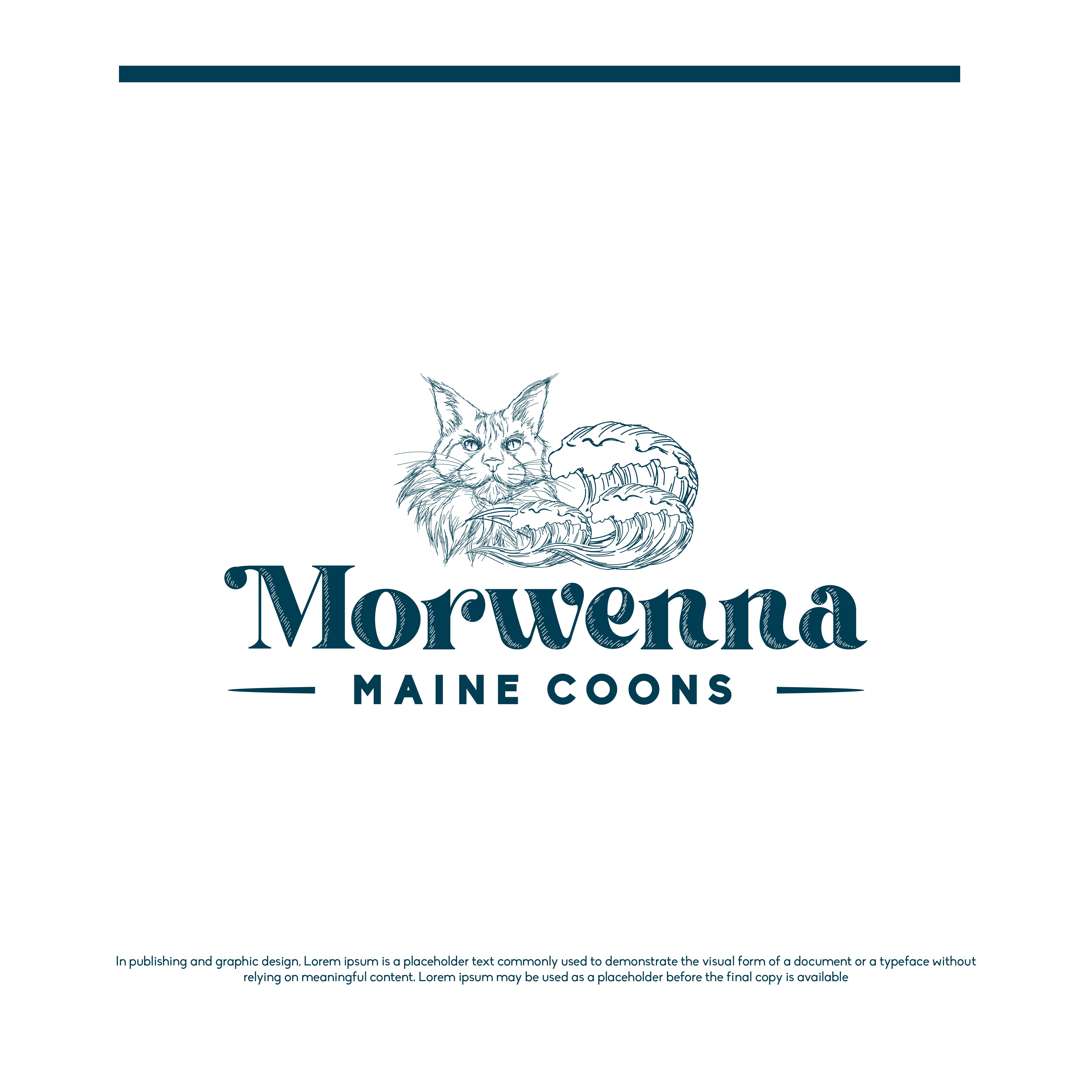 Logo Design by creative.bugs for Morwenna Maine Coons | Design #28132809