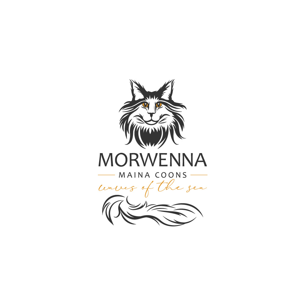 Logo Design by Amethystica for Morwenna Maine Coons | Design #28145611