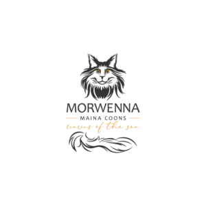 Logo Design by Amethystica for Morwenna Maine Coons | Design: #28145611