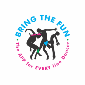 Bring The Fun - THE APP FOR EVERY LINE DANCER | Logo Design by papamnoguera