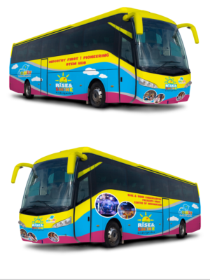 Bus wrap design | Design Graphique par Design Parasite