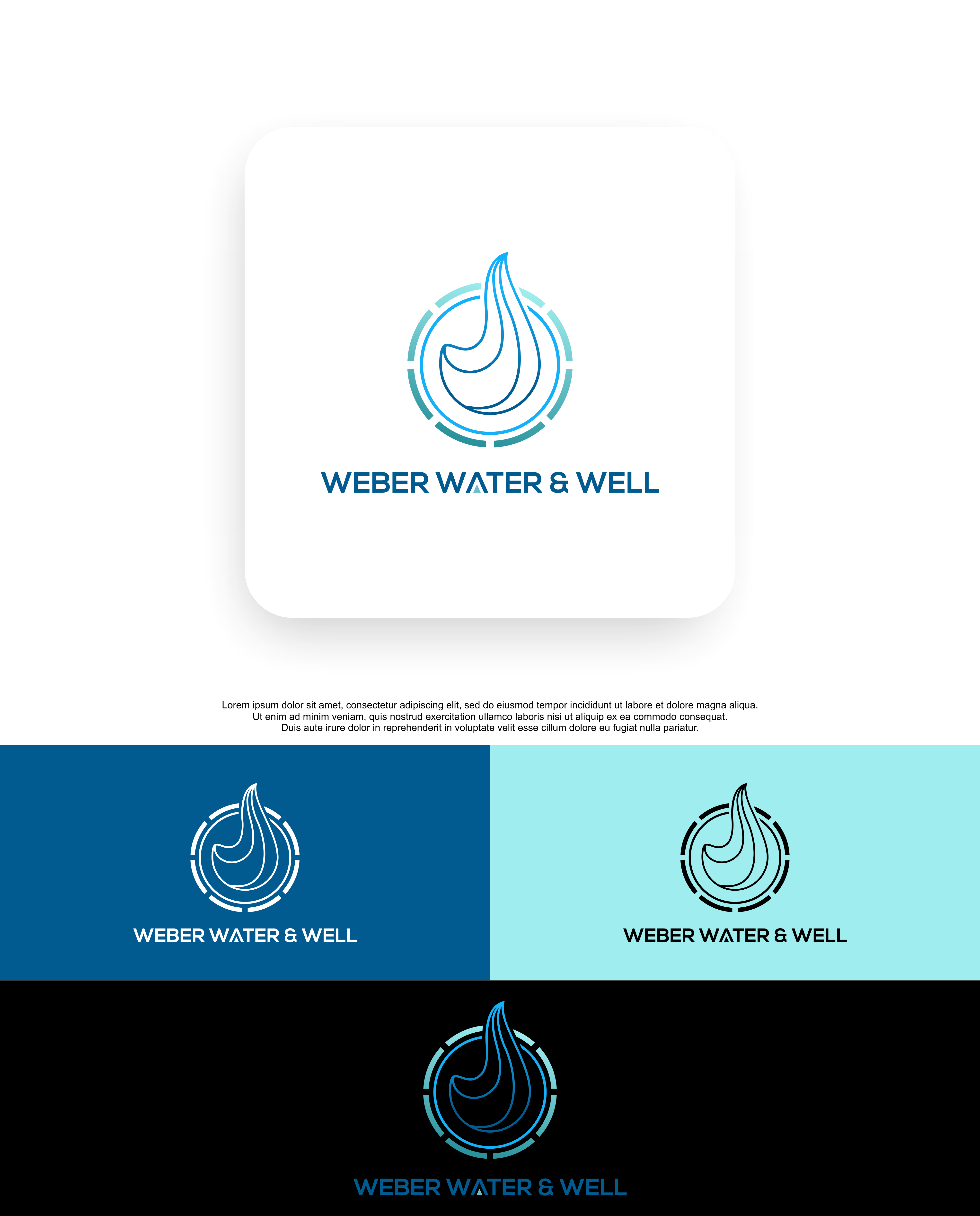 Logo-Design von QILLASOFT-Design für Weber Water & Well | Design #28143458