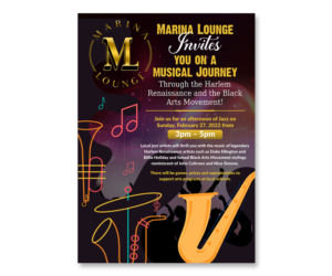 Flyer Design by ecorokerz for Marina Lounge Suisun | Design: #28134189
