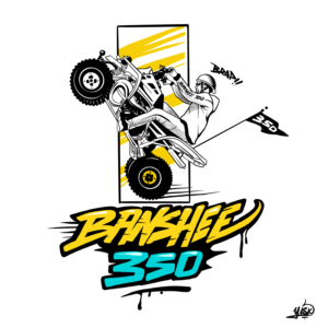 Banshee 350 | Diseño de Camiseta por El Yisk 2
