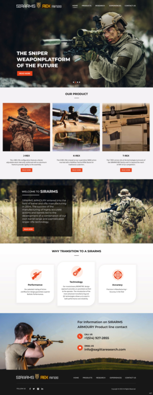 Web Design by pb for SAGITTA RESEARCH INC. | Design: #28137020