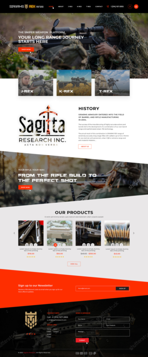 Web Design by Ved Web Services for SAGITTA RESEARCH INC. | Design: #28154862