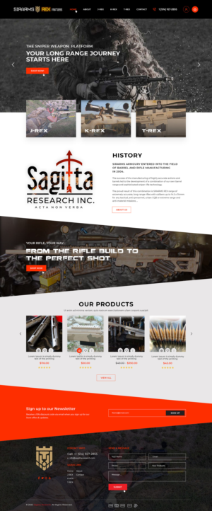 Web Design by Ved Web Services for SAGITTA RESEARCH INC. | Design: #28159582