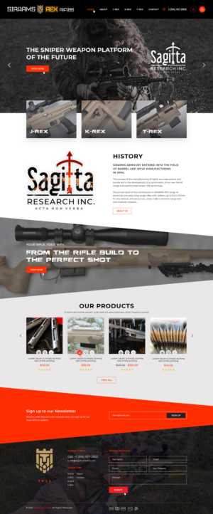 Web Design by Ved Web Services for SAGITTA RESEARCH INC. | Design: #28172059