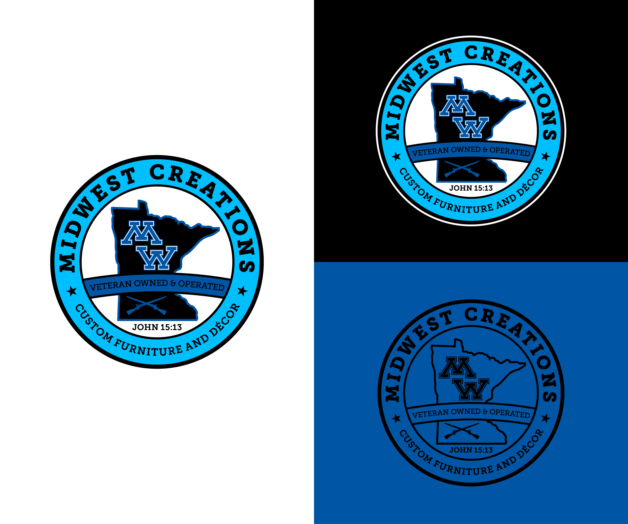Diseño de Logo por Oumazu para MidWest Creations | Diseño #28144756