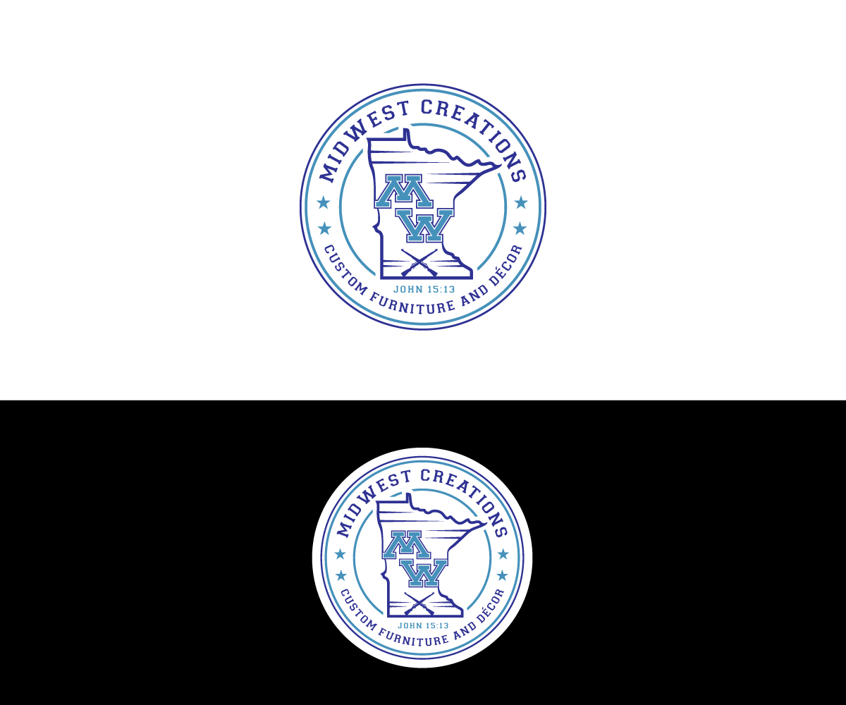 Logo Design by step forward 2 for MidWest Creations | Design #28134358