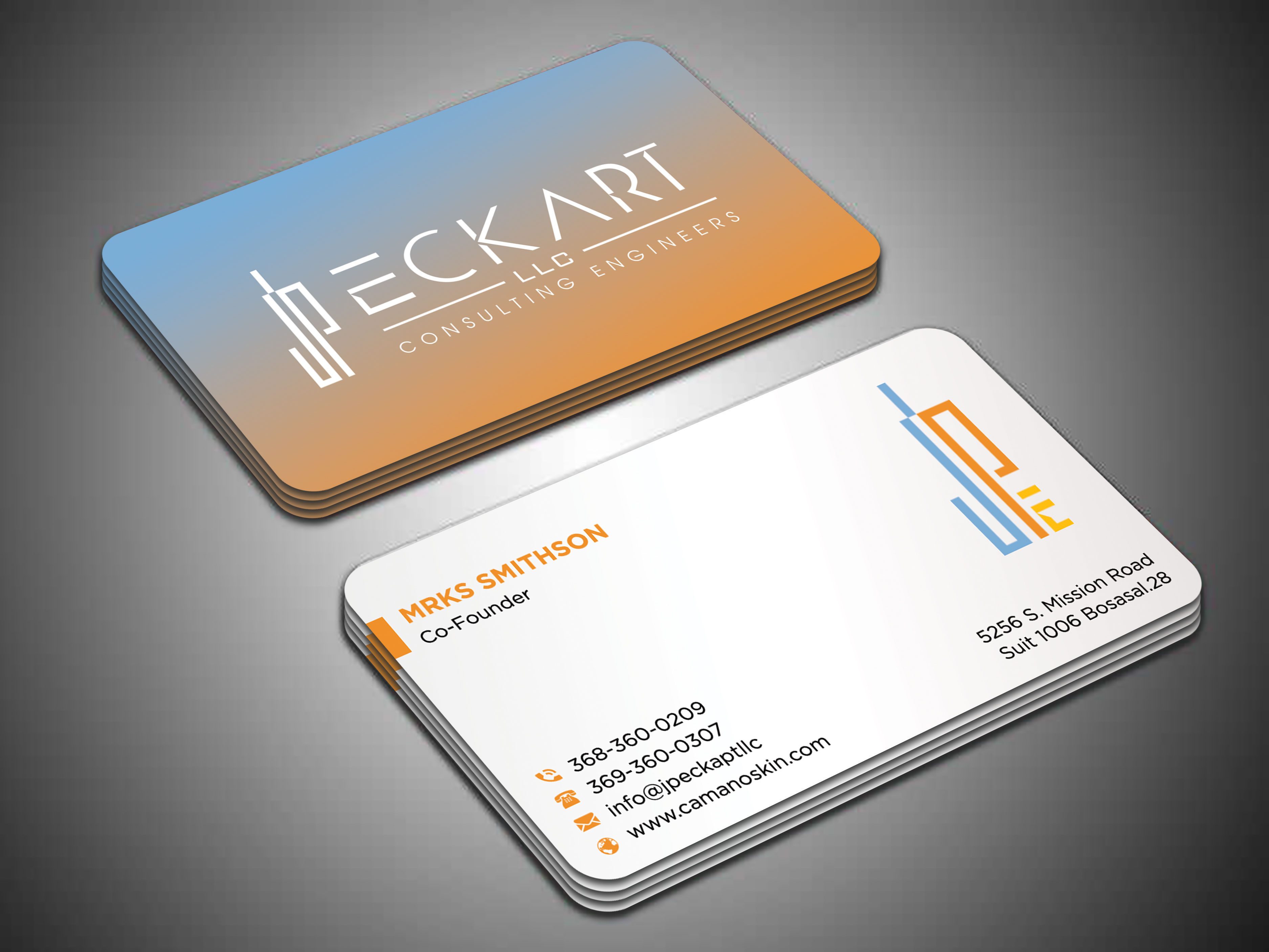 Design de Carte de Visite par sadikul islam pour JP Eckart, LLC | Design #28137628