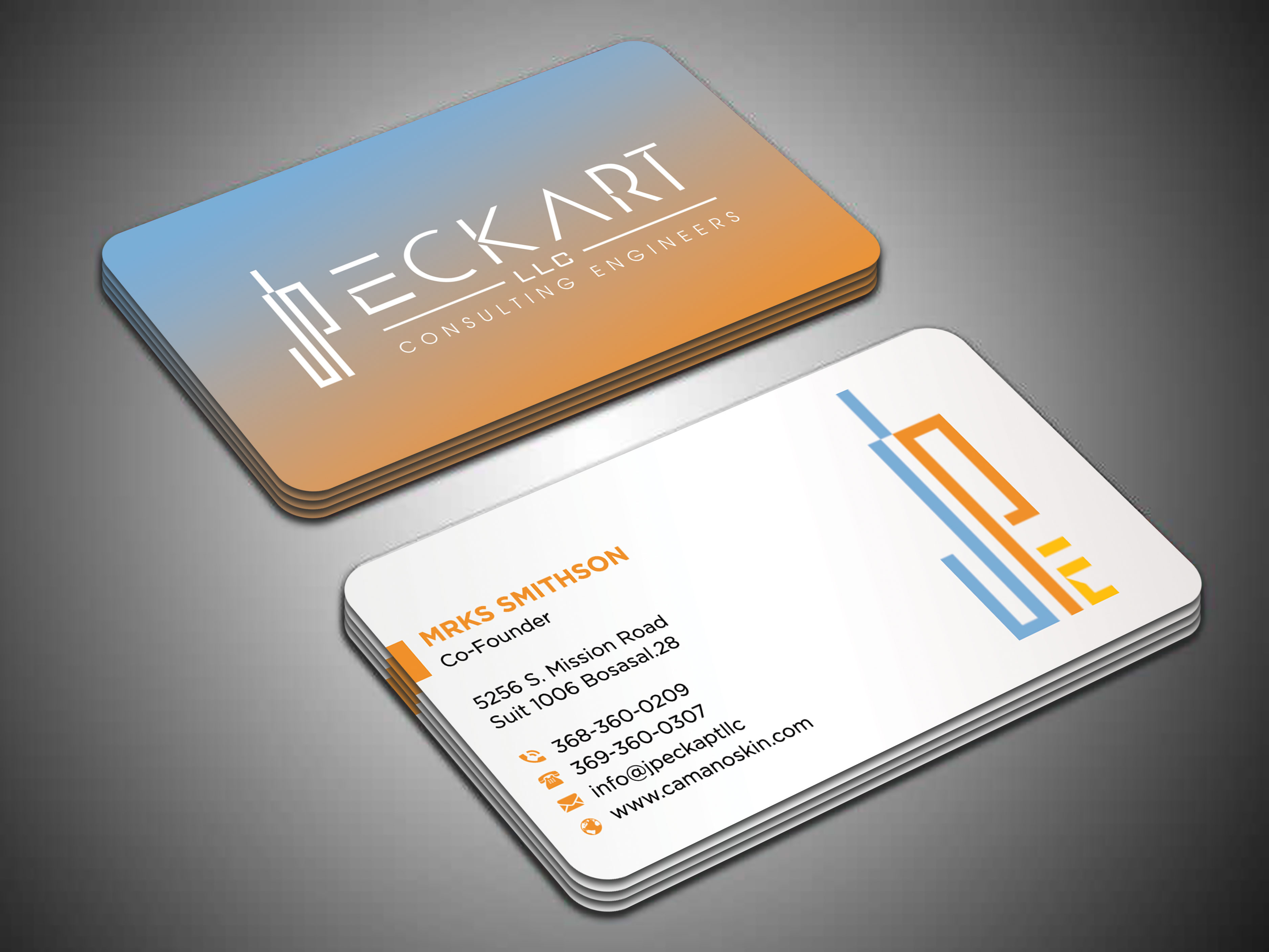 Design de Carte de Visite par sadikul islam pour JP Eckart, LLC | Design #28137703