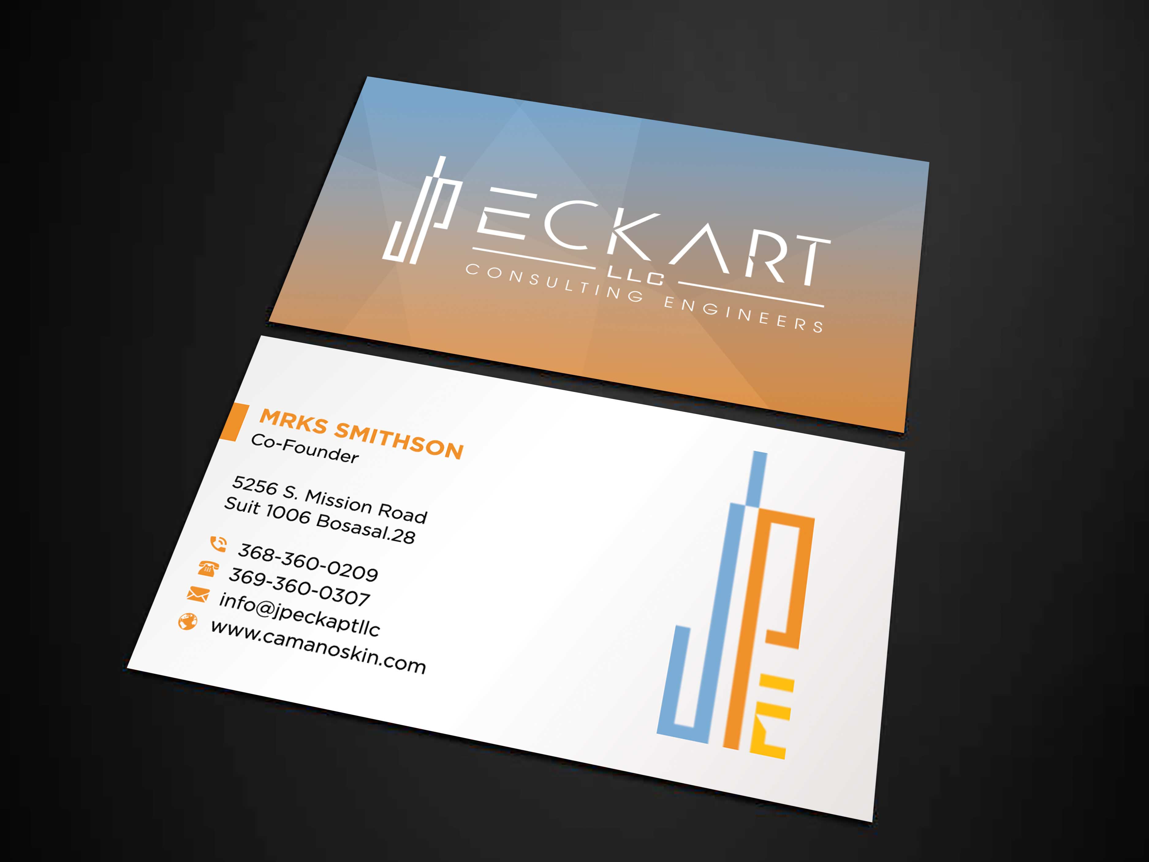 Design de Carte de Visite par sadikul islam pour JP Eckart, LLC | Design #28137714