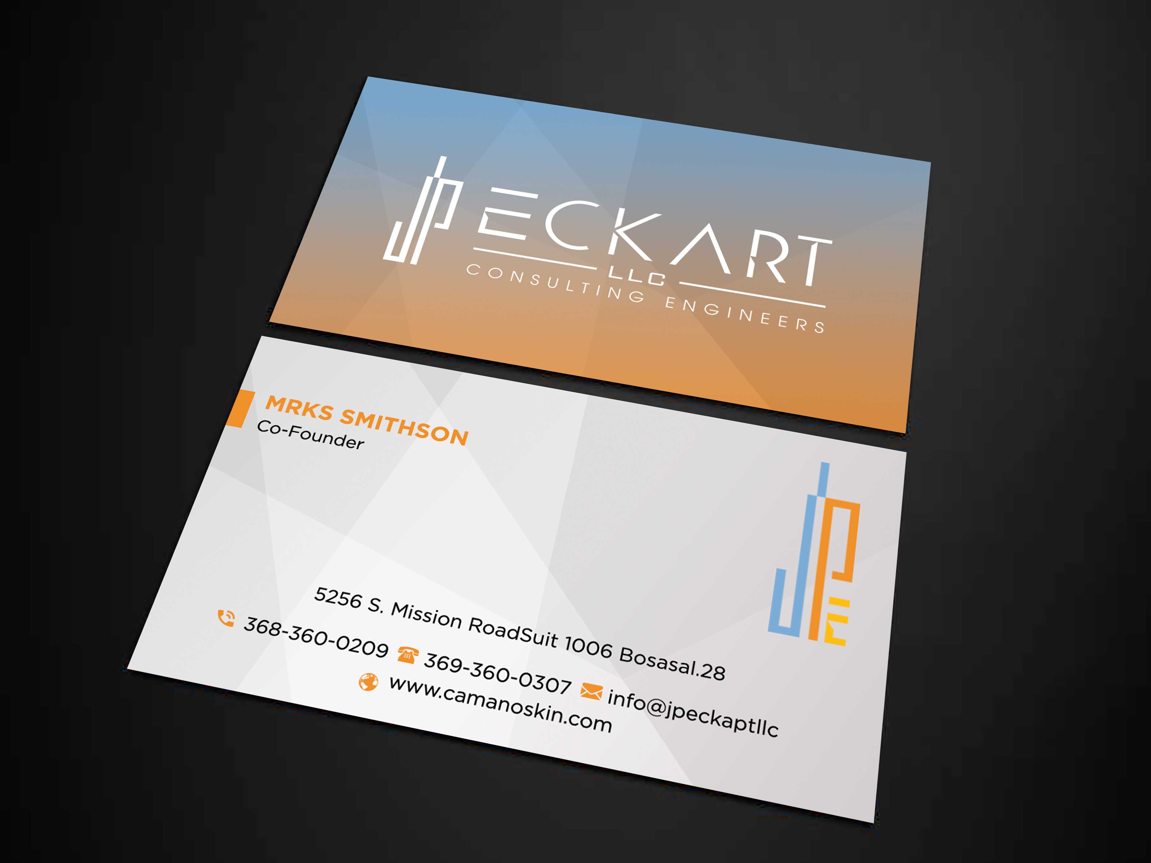 Design de Carte de Visite par sadikul islam pour JP Eckart, LLC | Design #28137717