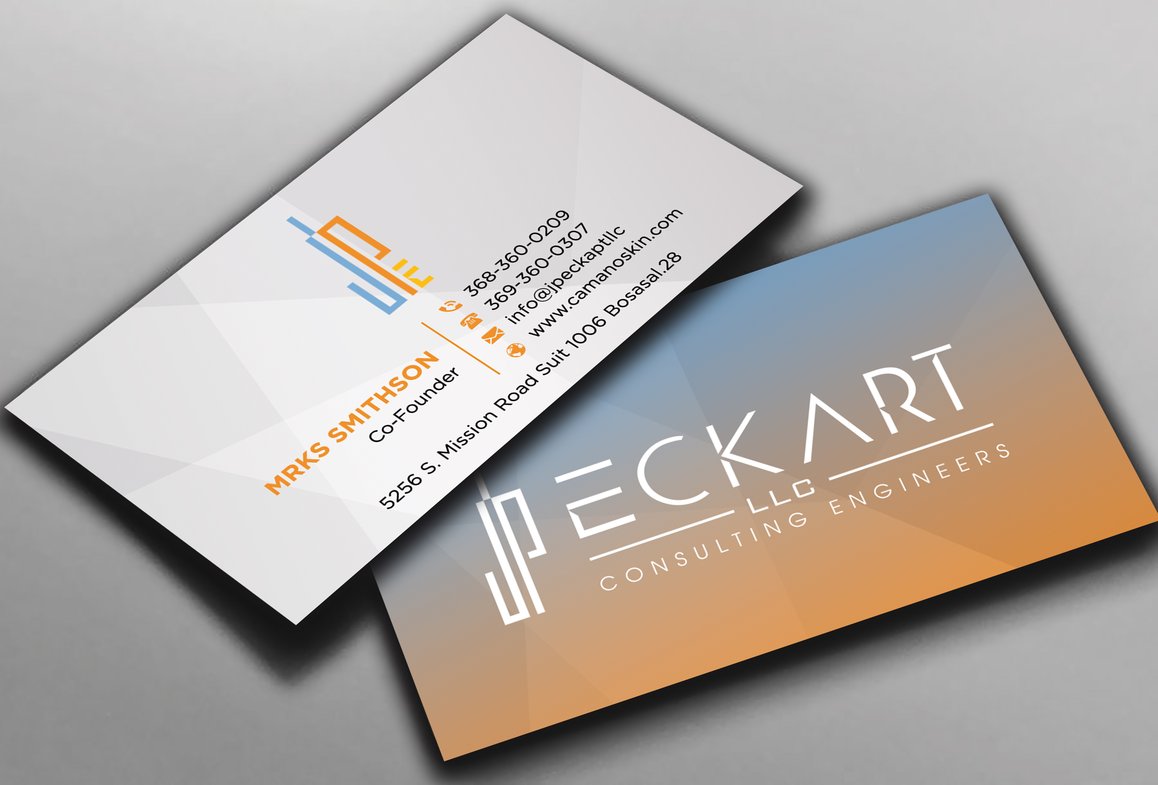 Design de Carte de Visite par sadikul islam pour JP Eckart, LLC | Design #28137721