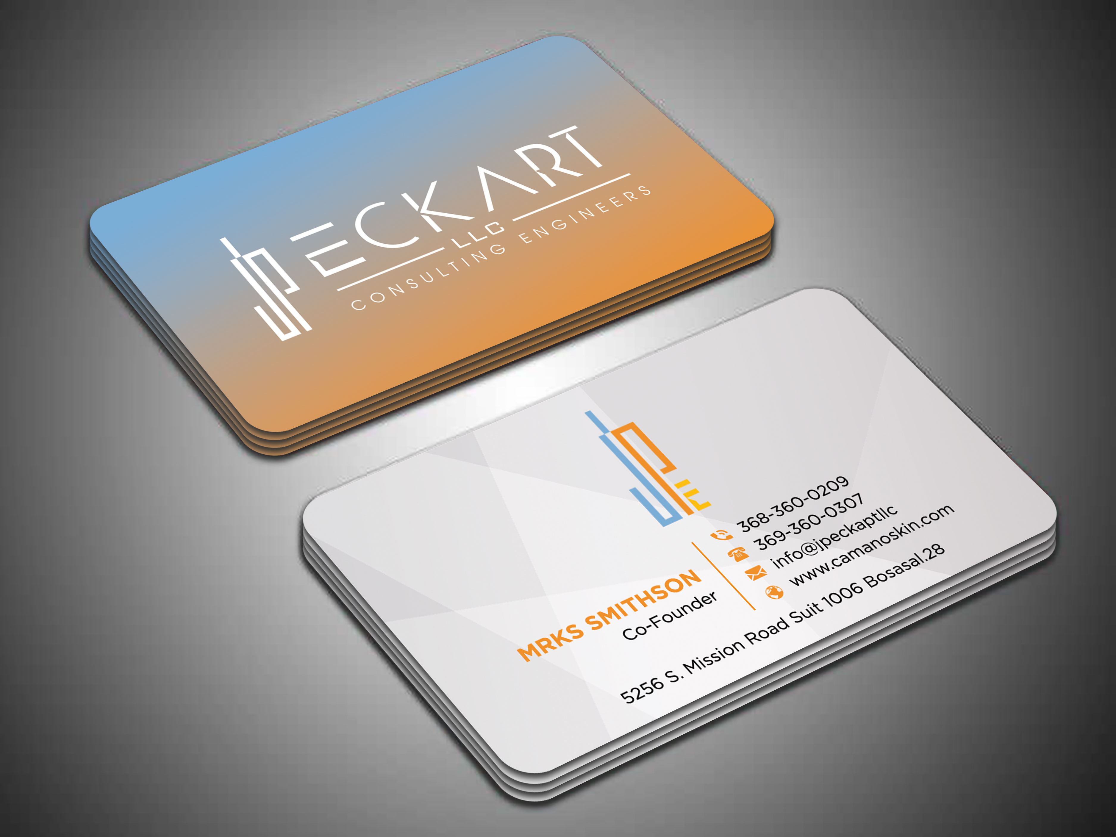 Design de Carte de Visite par sadikul islam pour JP Eckart, LLC | Design #28137723