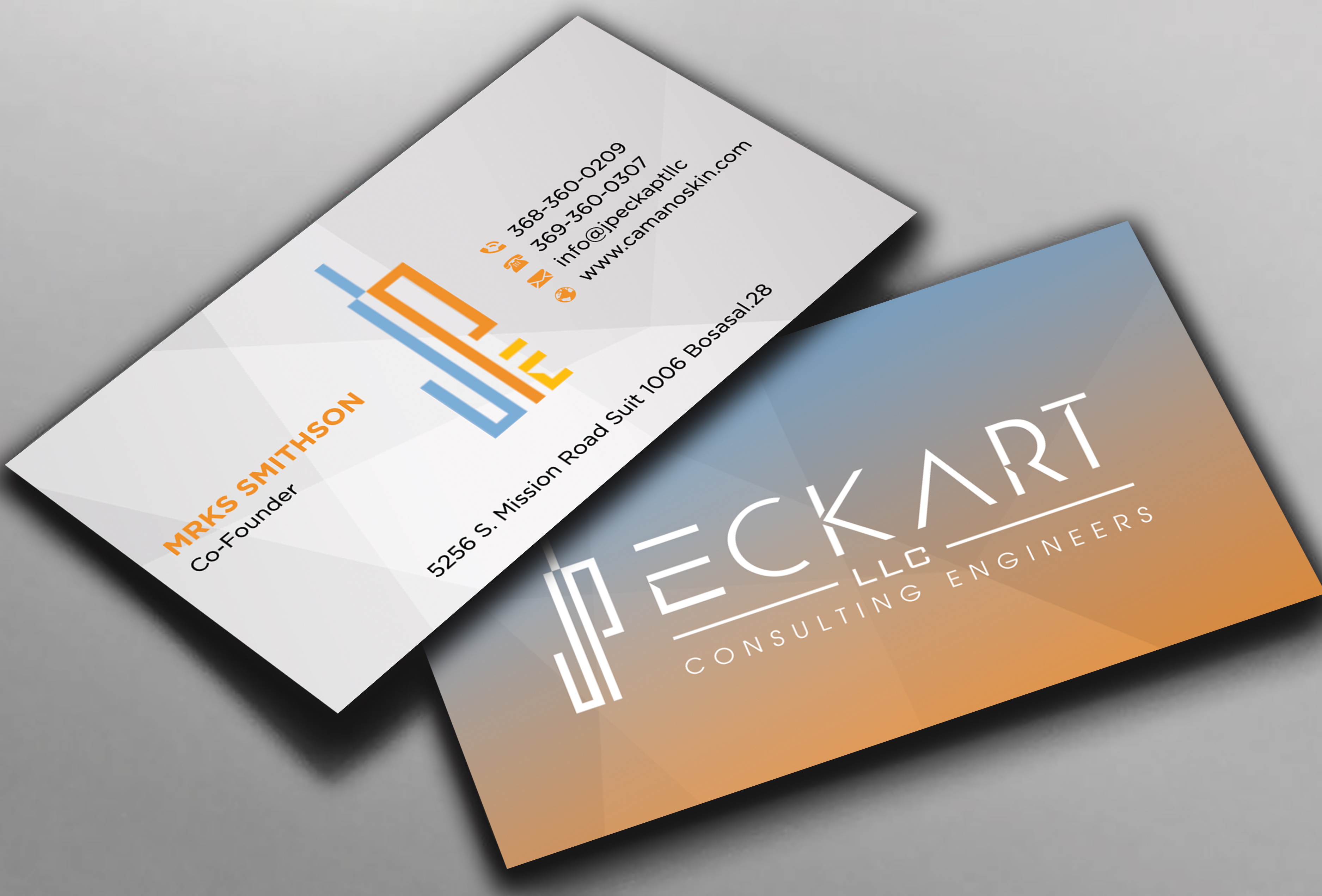 Design de Carte de Visite par sadikul islam pour JP Eckart, LLC | Design #28137737