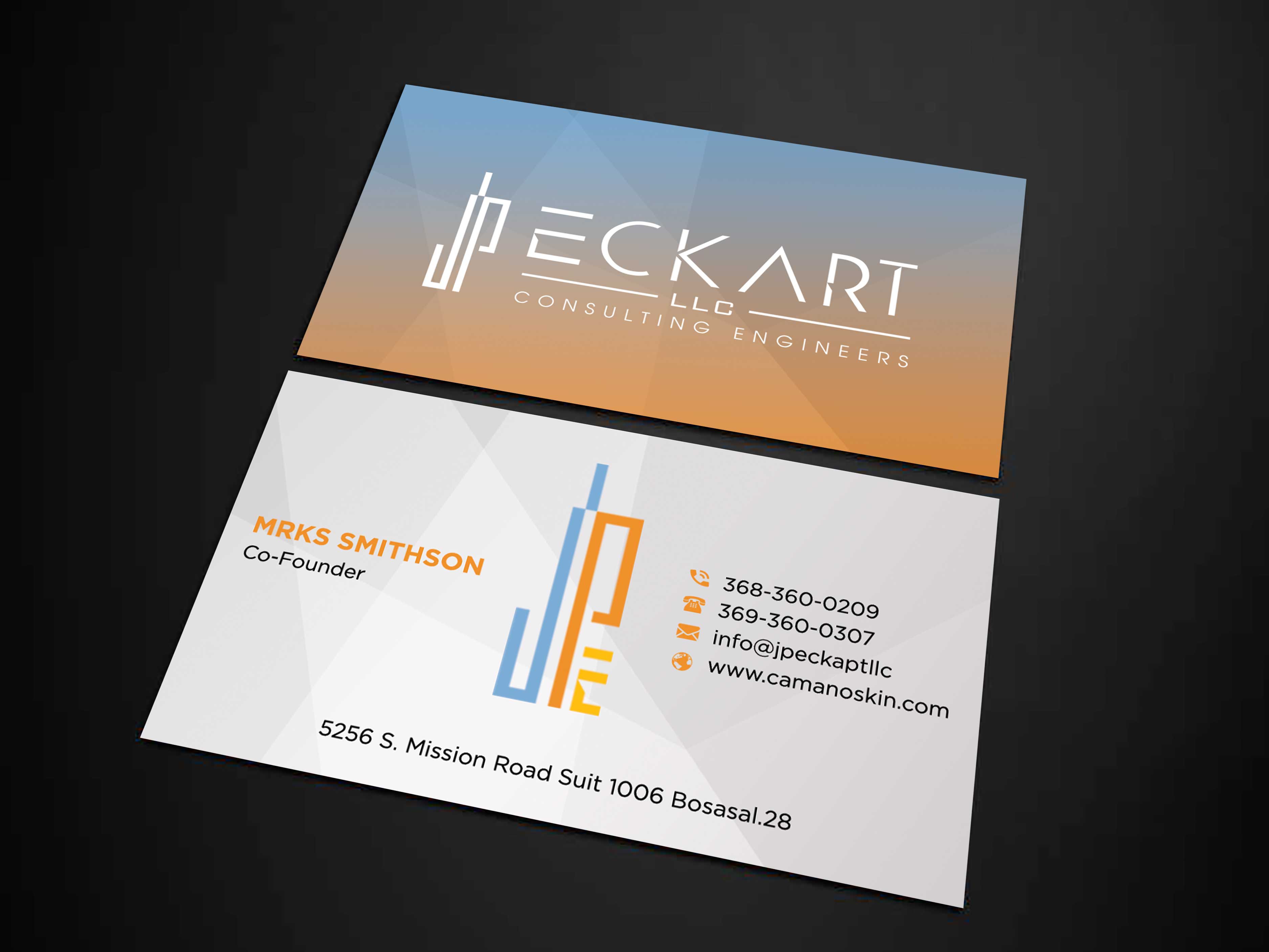 Business Card Design by sadikul islam for JP Eckart, LLC | Design #28137739