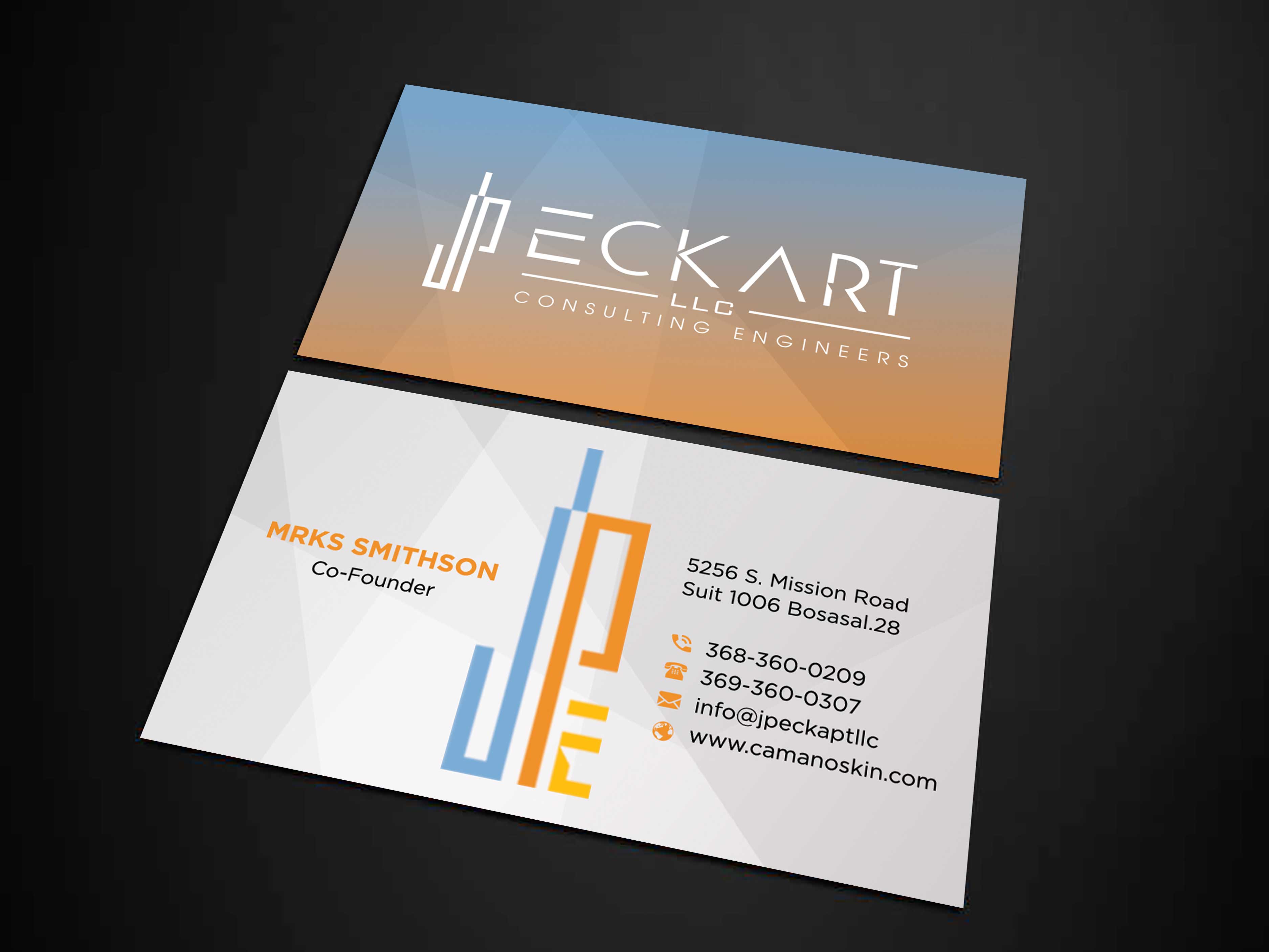 Design de Carte de Visite par sadikul islam pour JP Eckart, LLC | Design #28137749