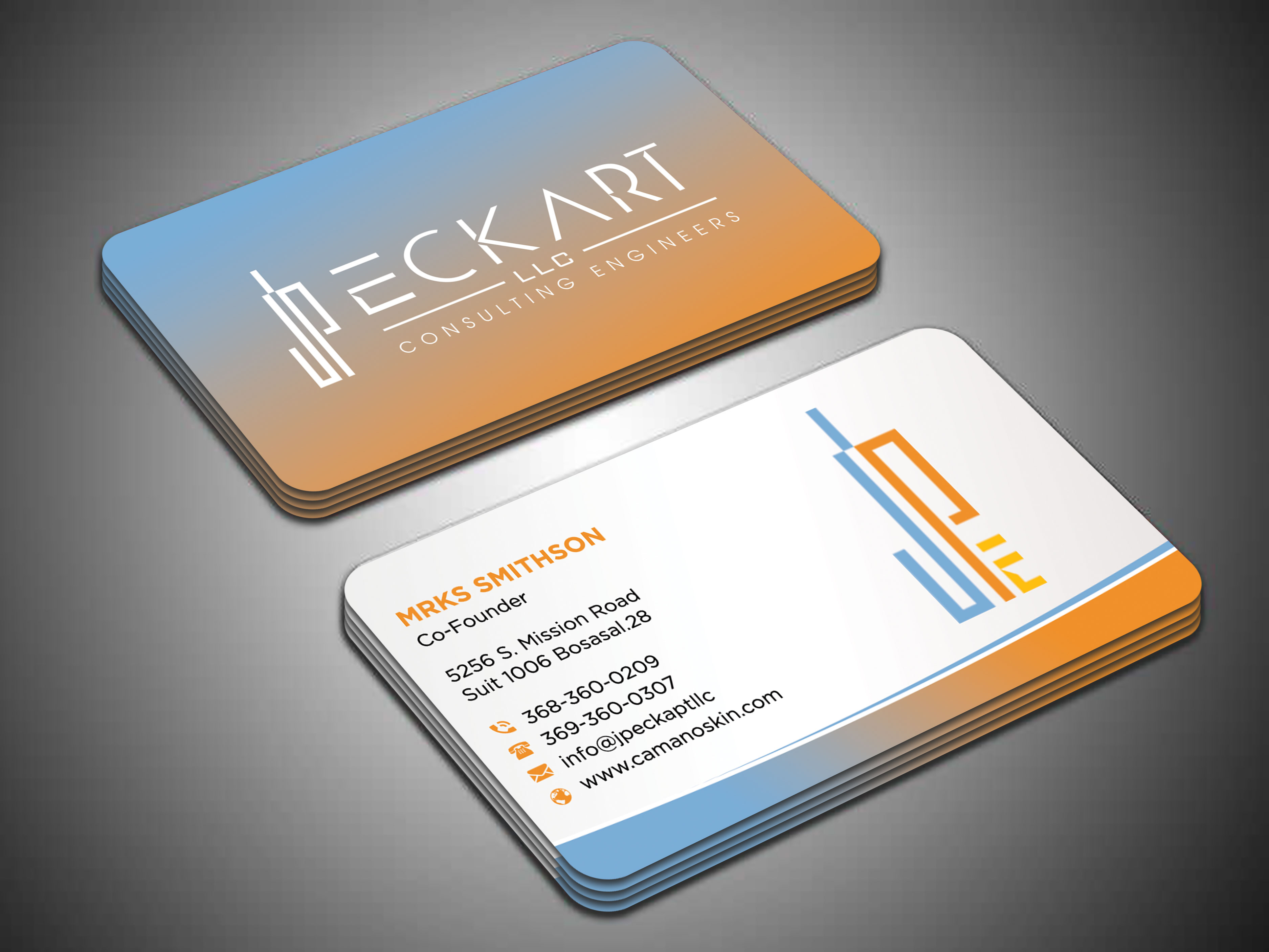 Design de Carte de Visite par sadikul islam pour JP Eckart, LLC | Design #28137863