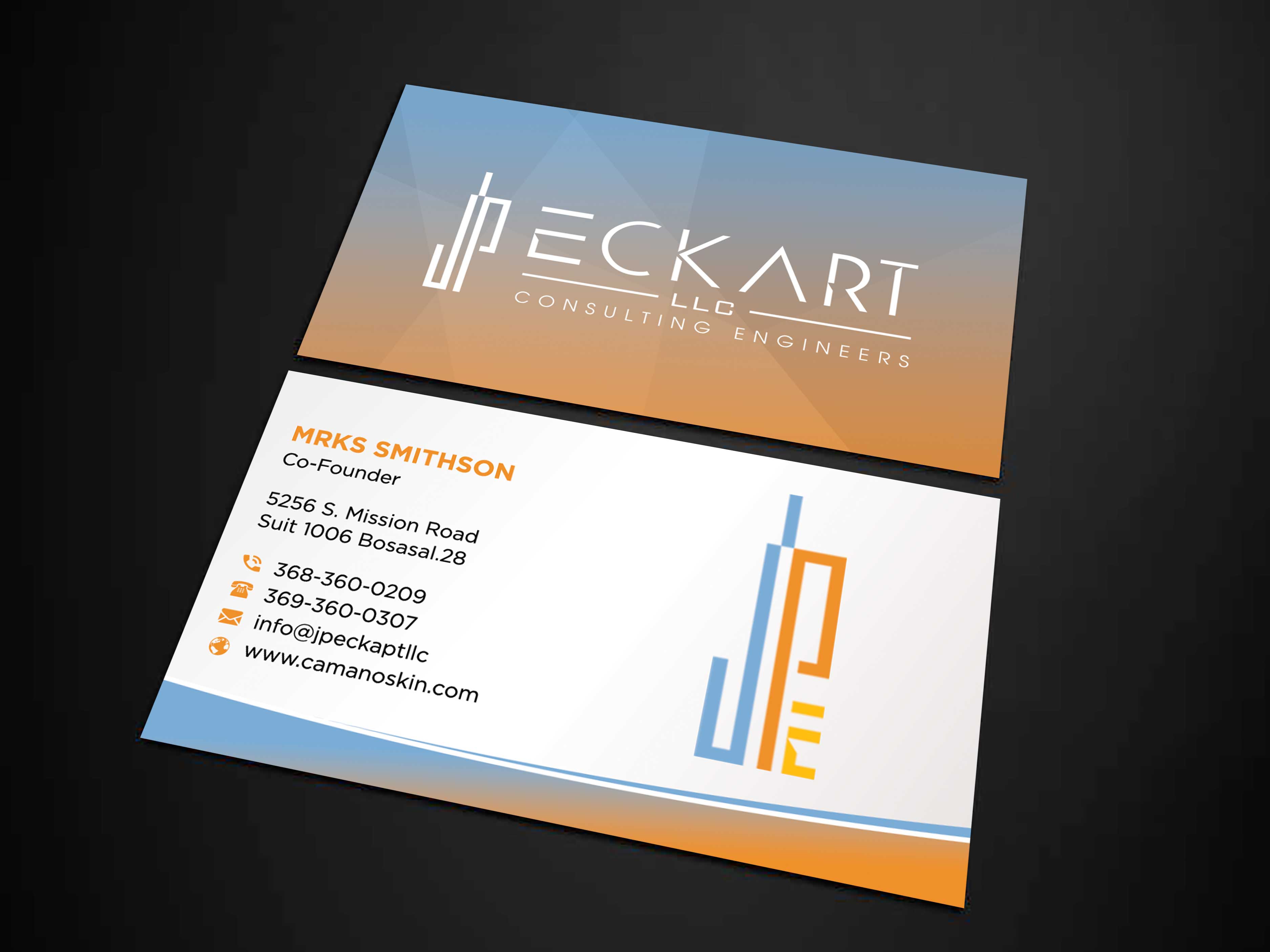 Design de Carte de Visite par sadikul islam pour JP Eckart, LLC | Design #28137867