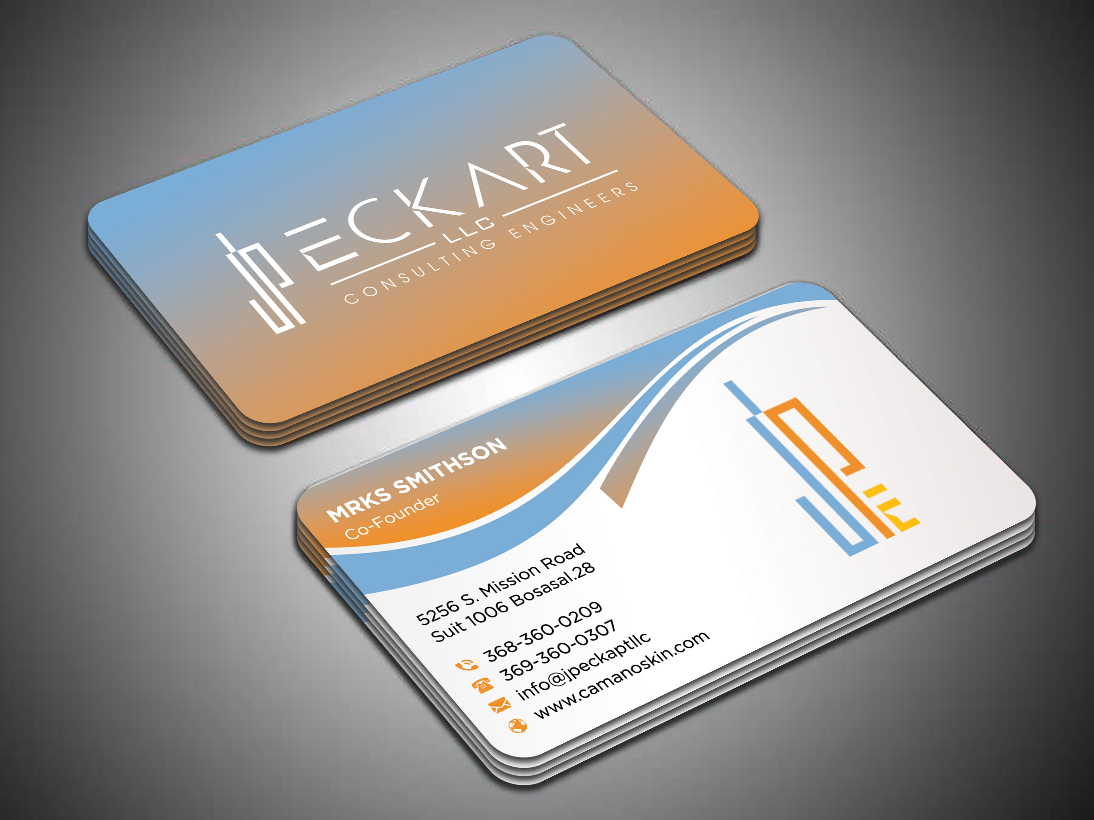 Design de Carte de Visite par sadikul islam pour JP Eckart, LLC | Design #28137873