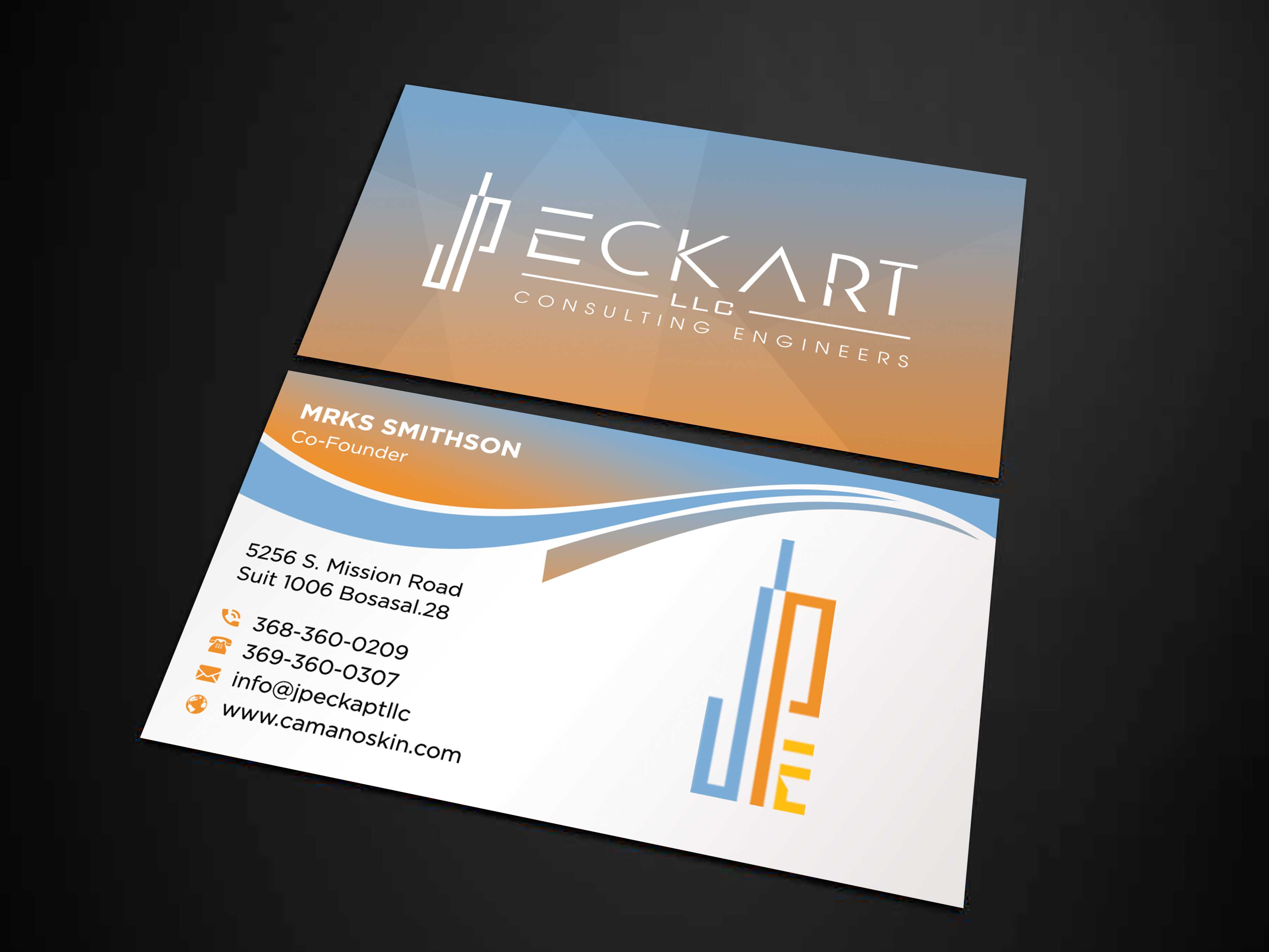 Design de Carte de Visite par sadikul islam pour JP Eckart, LLC | Design #28137875