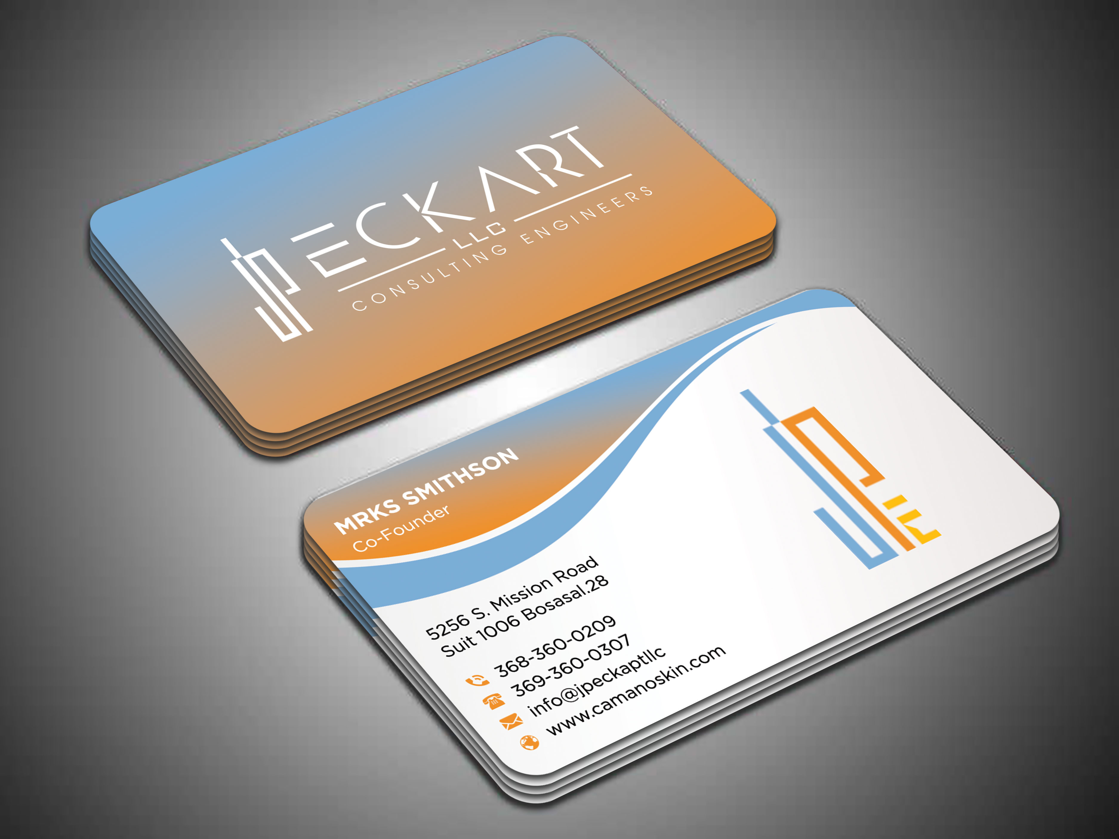 Design de Carte de Visite par sadikul islam pour JP Eckart, LLC | Design #28137879