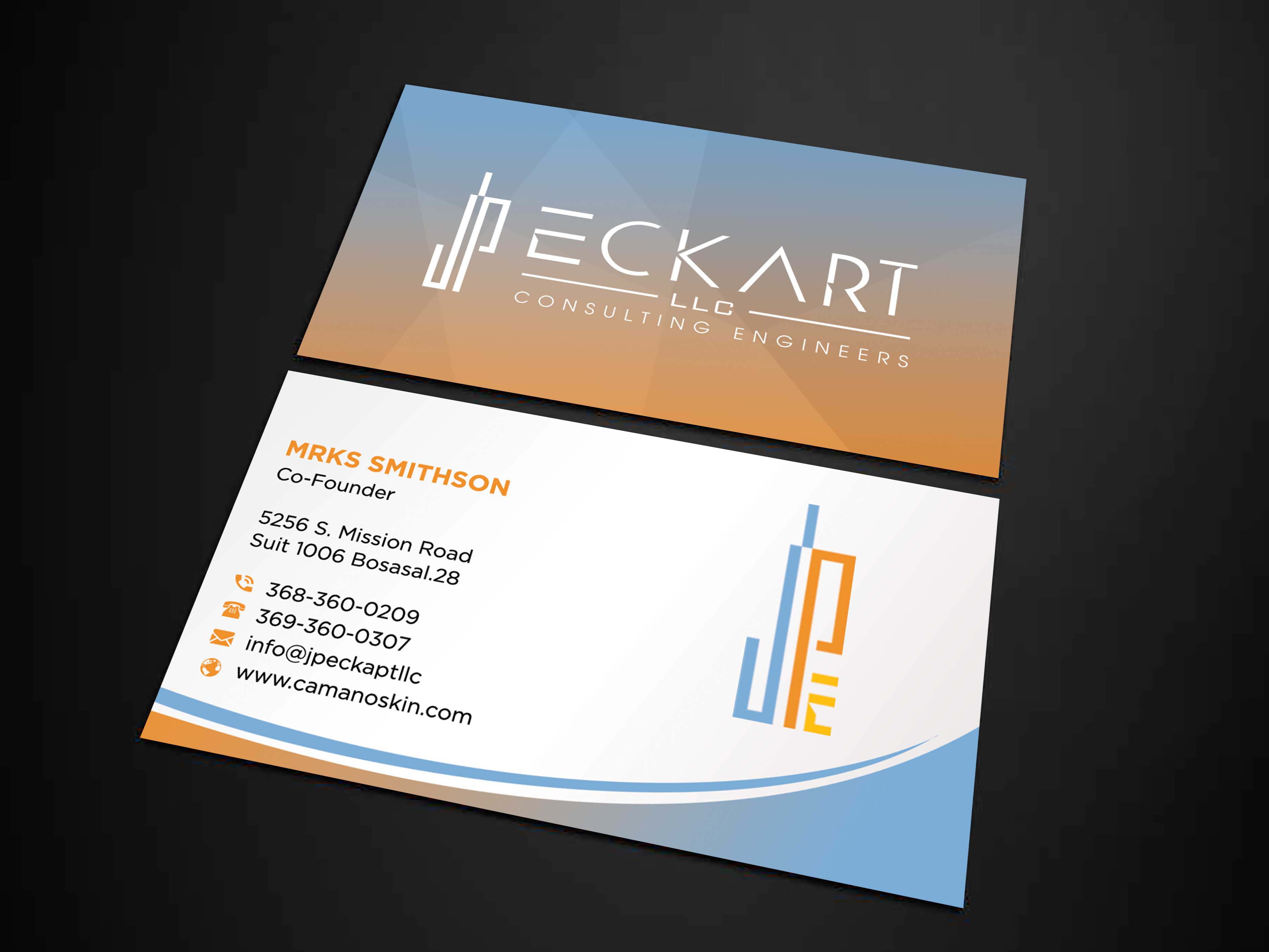 Design de Carte de Visite par sadikul islam pour JP Eckart, LLC | Design #28137881